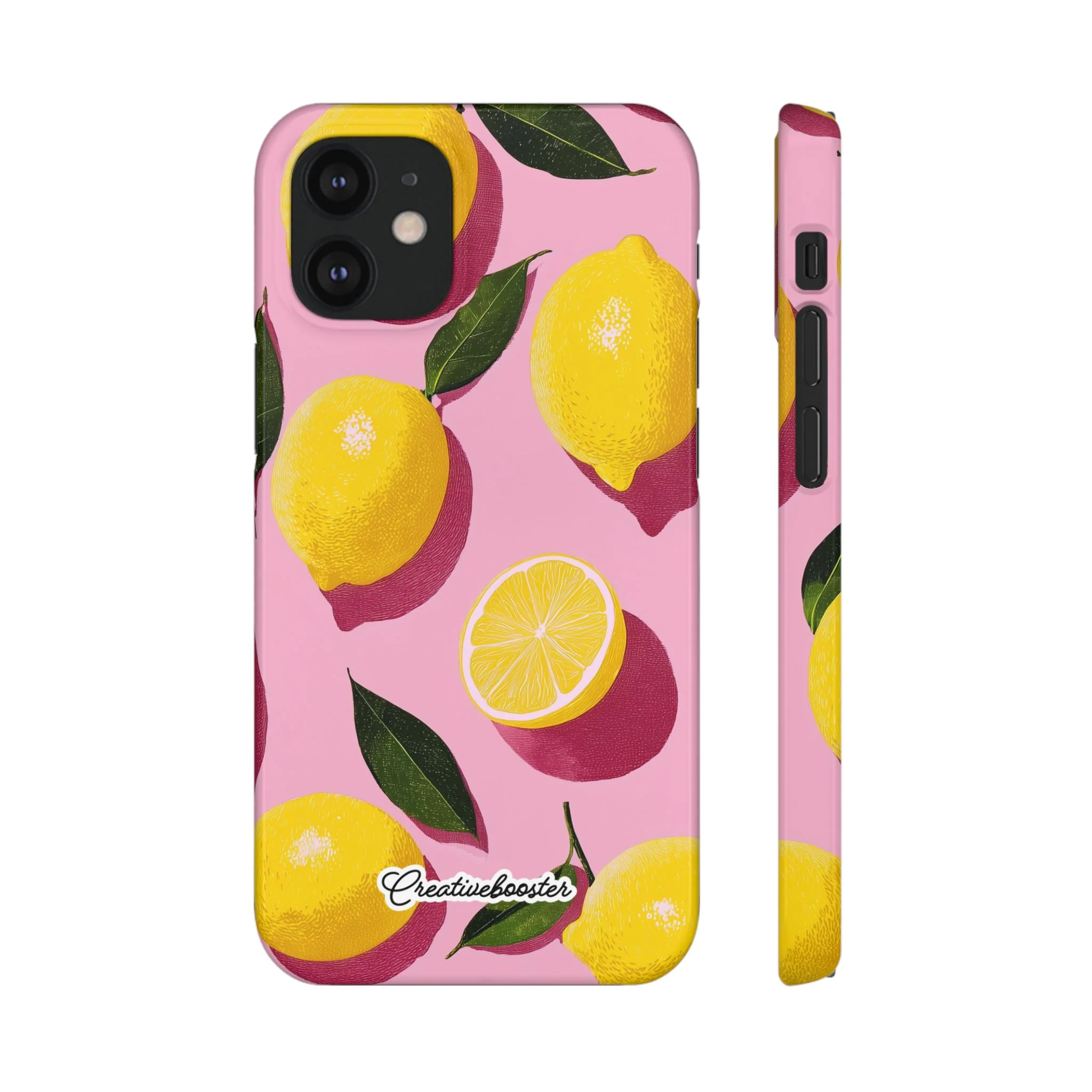Retro Lemon - Slim Phone Case - Image 19