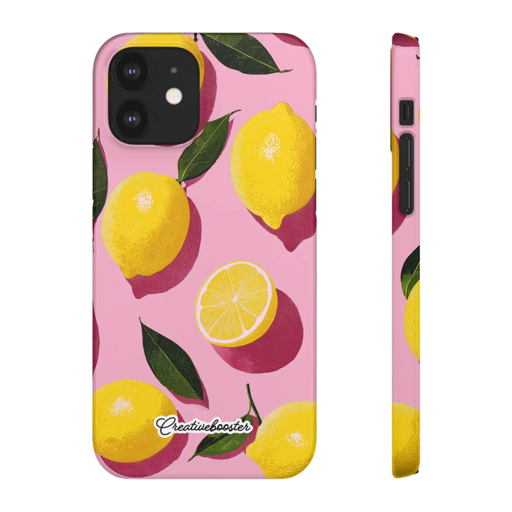 Retro Lemon - Slim Phone Case - Image 20