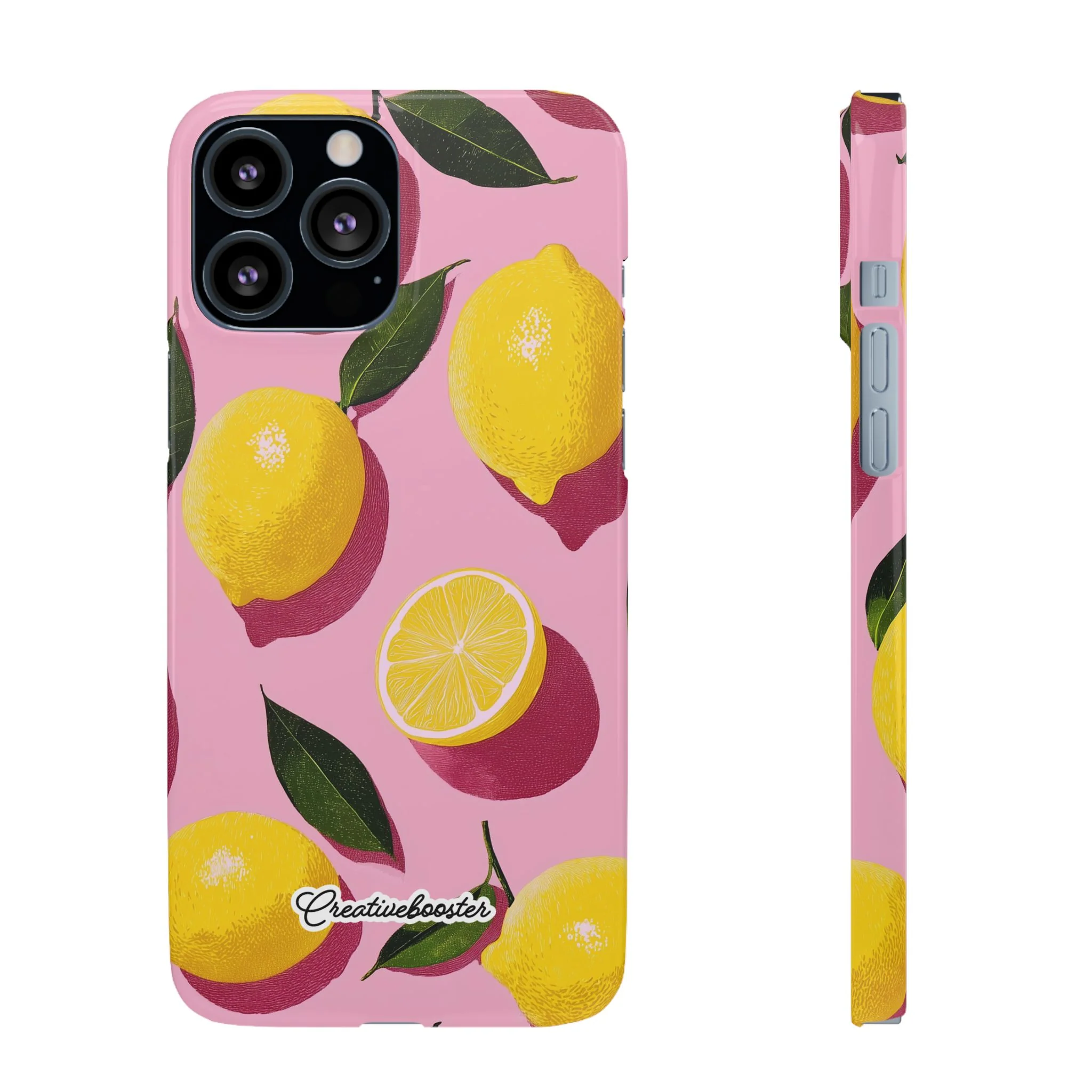 Retro Lemon - Slim Phone Case - Image 26
