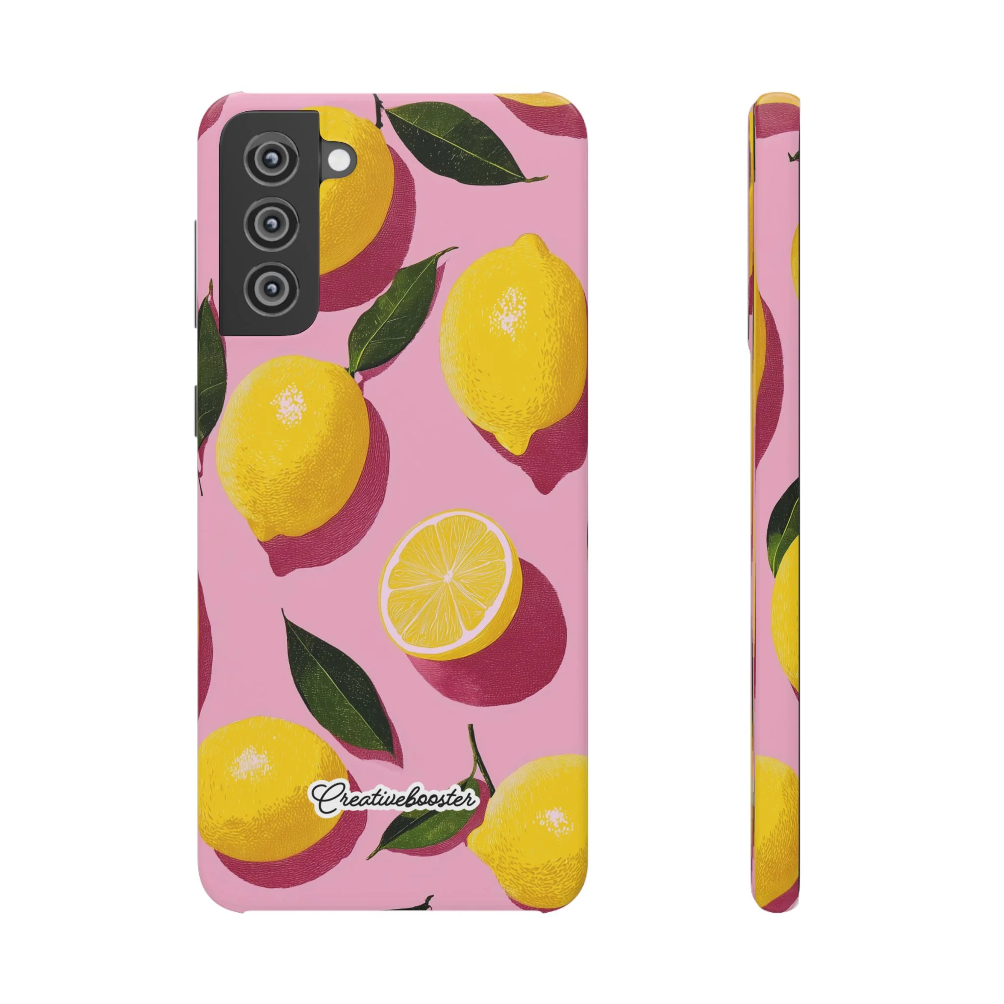Retro Lemon - Slim Phone Case - Image 31