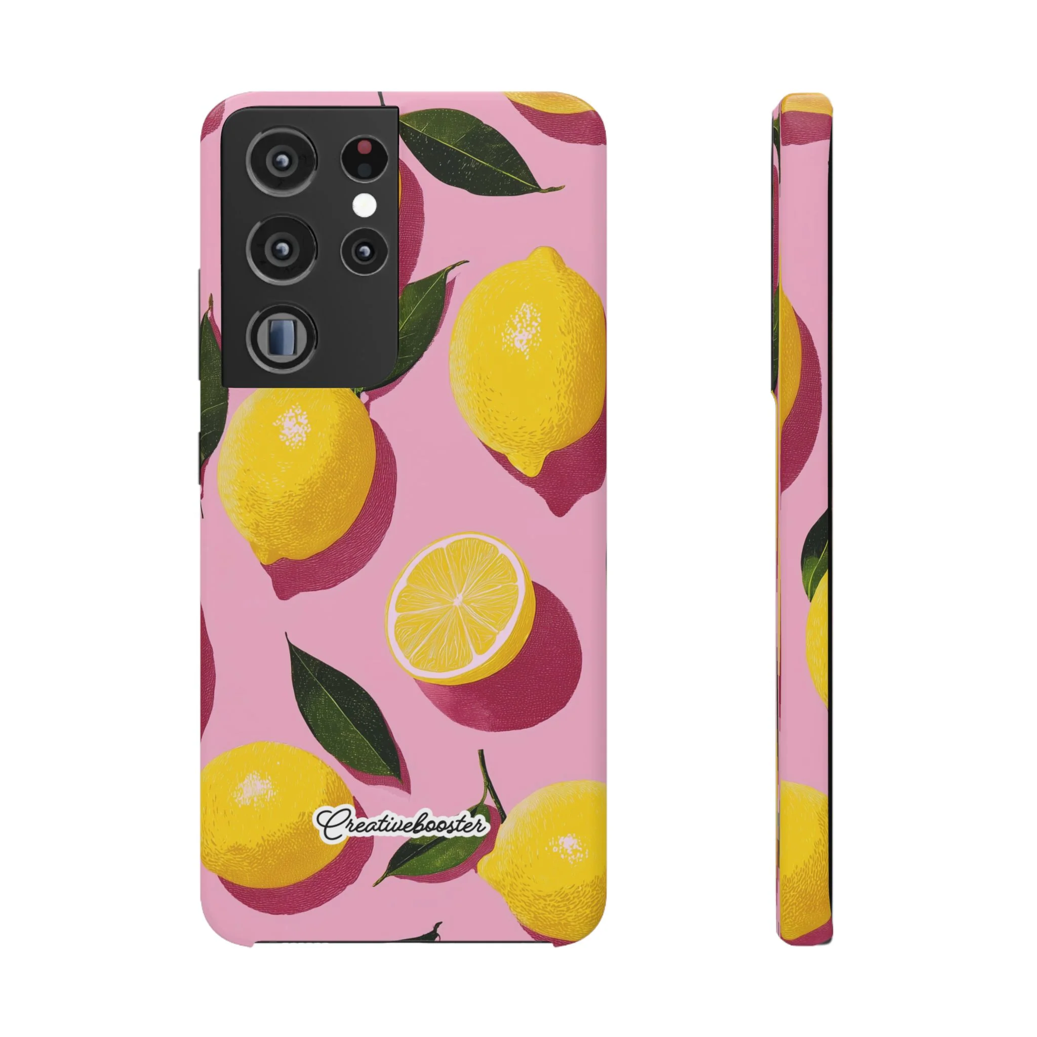 Retro Lemon - Slim Phone Case - Image 32