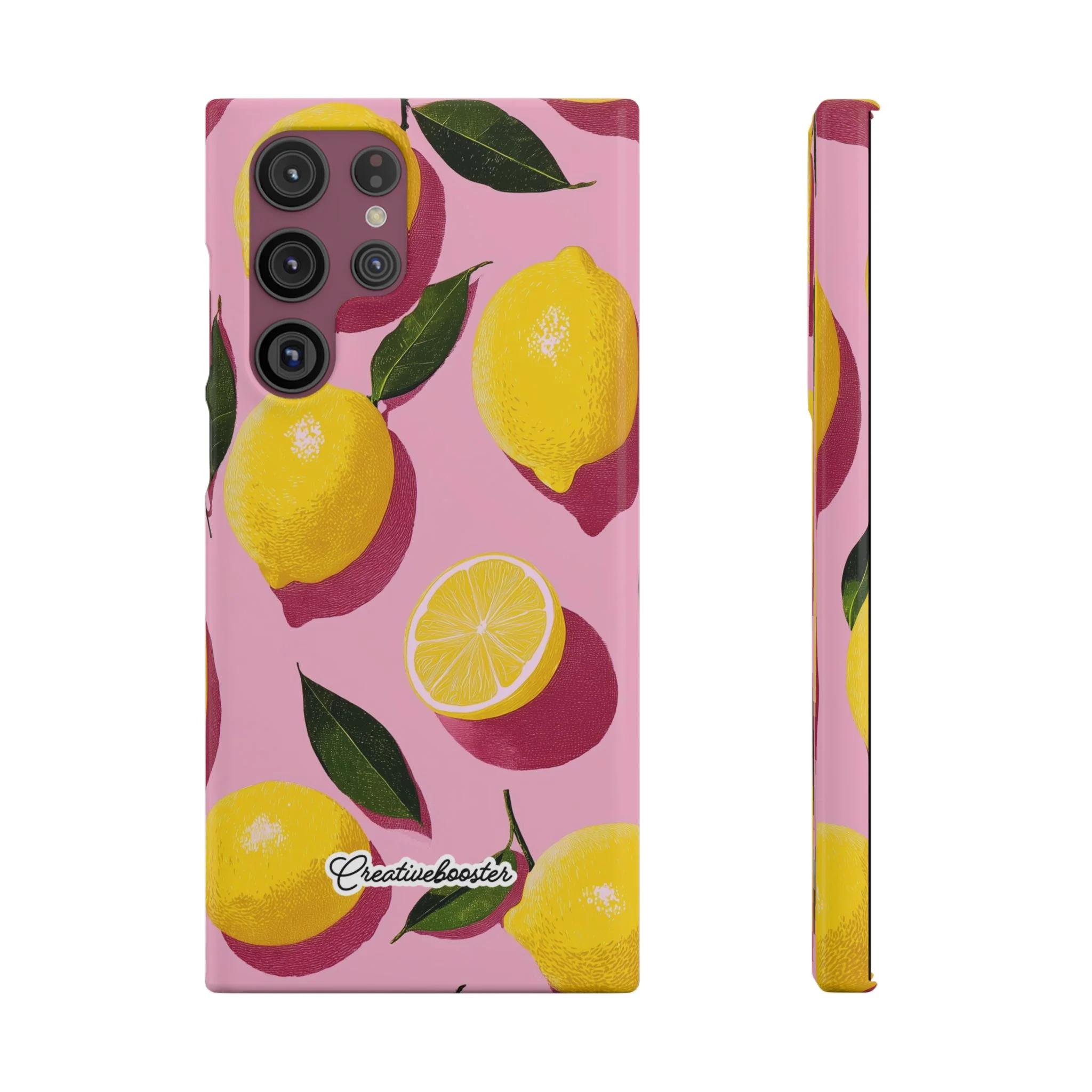 Retro Lemon - Slim Phone Case - Image 35