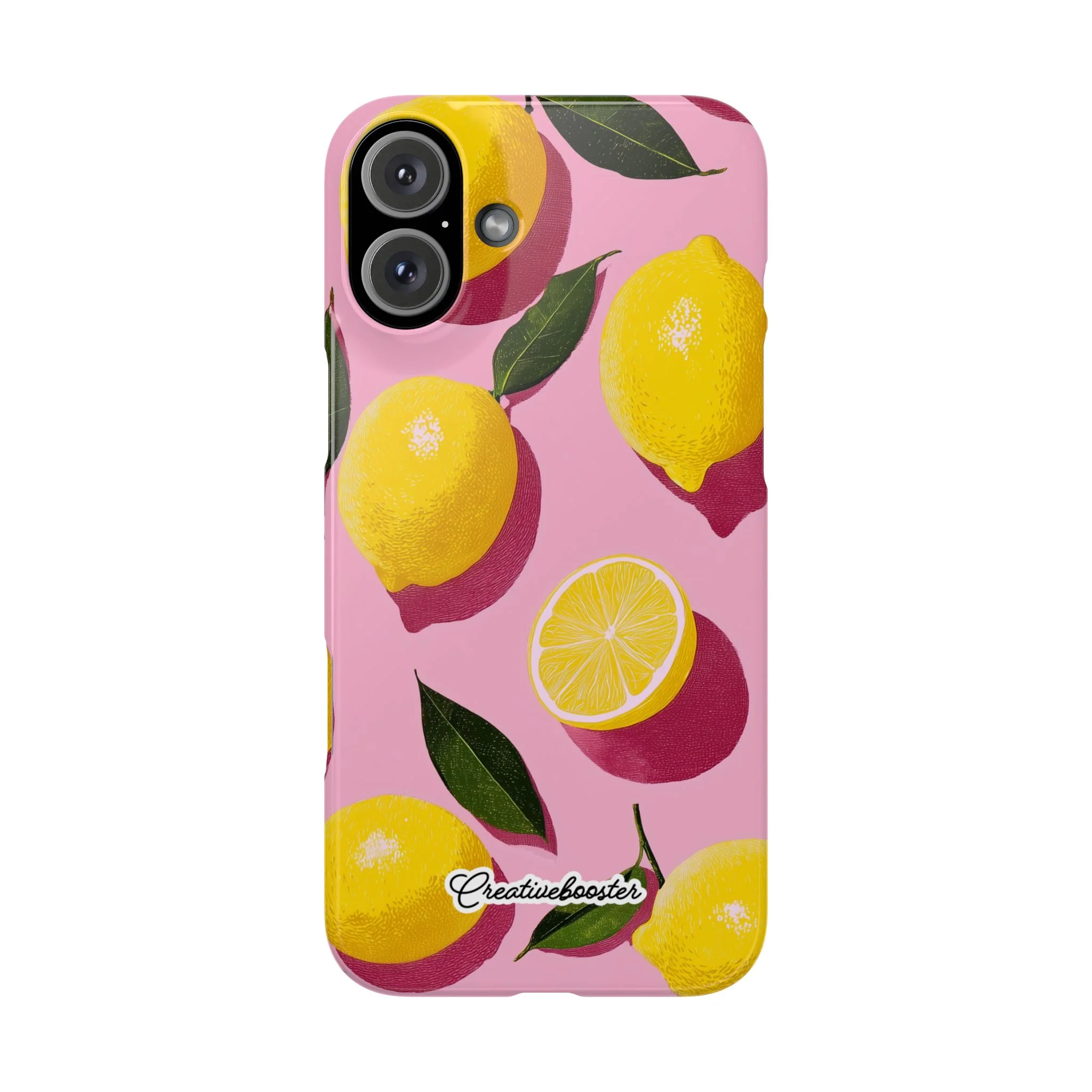 Retro Lemon - Slim Phone Case - Image 41
