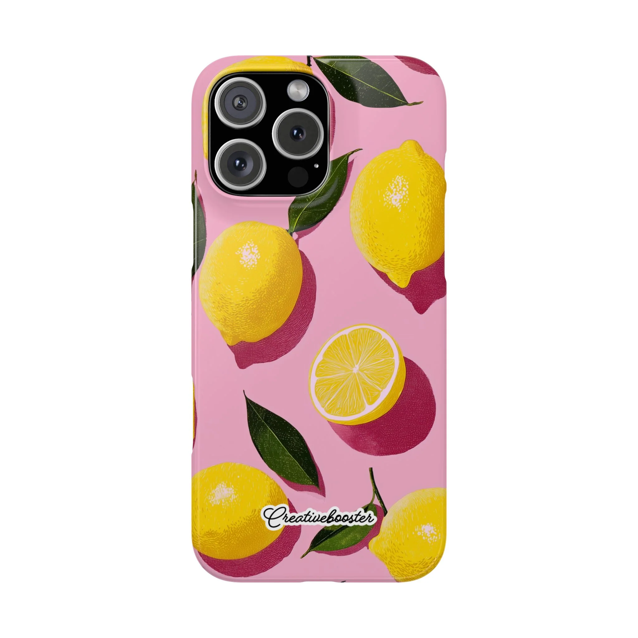 Retro Lemon - Slim Phone Case - Image 42