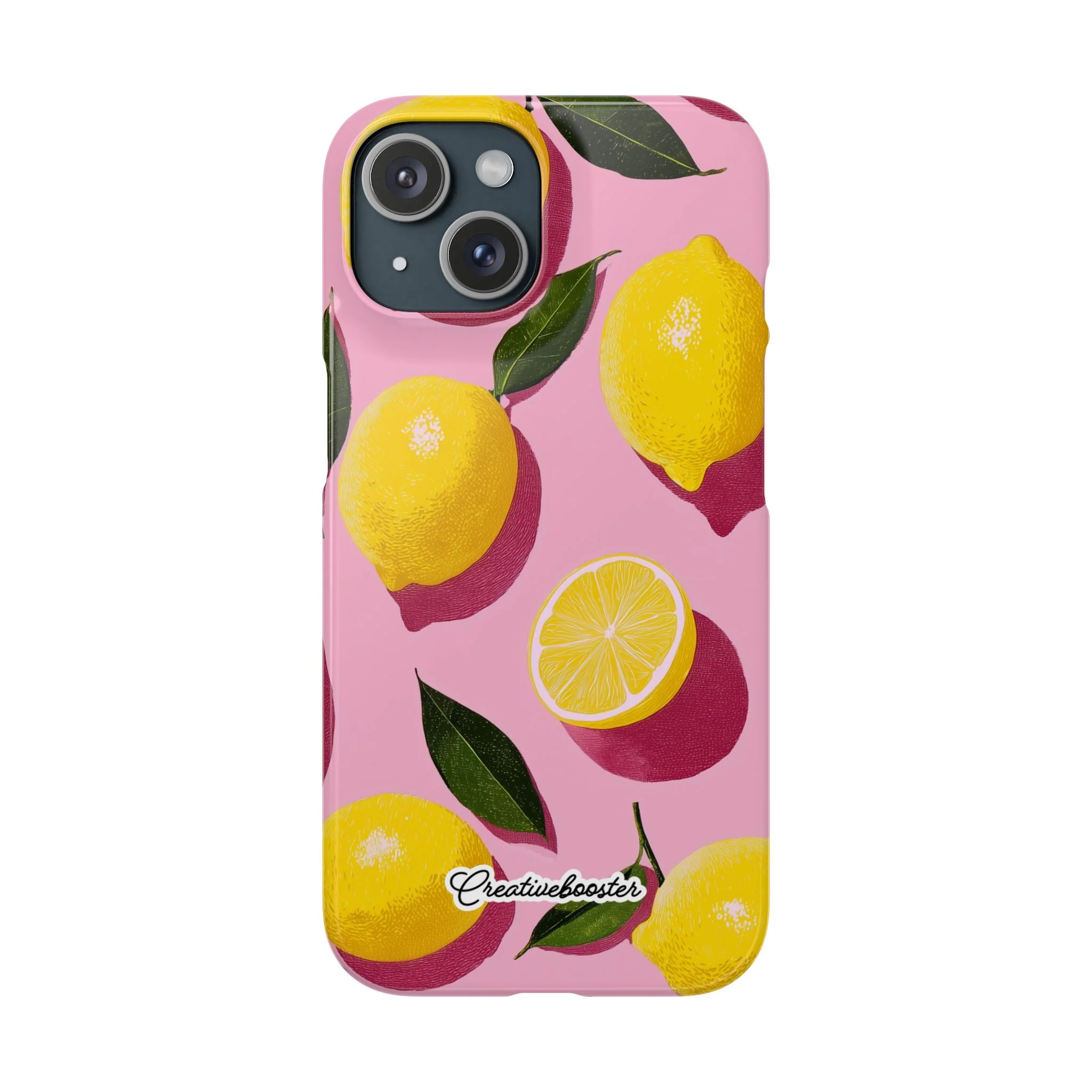 Retro Lemon - Slim Phone Case - Image 43