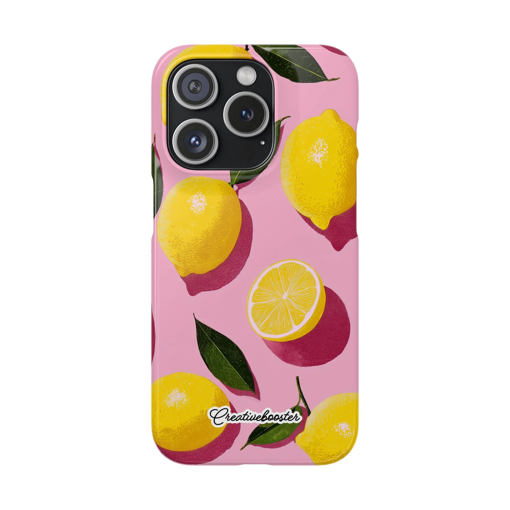 Retro Lemon - Slim Phone Case - Image 44