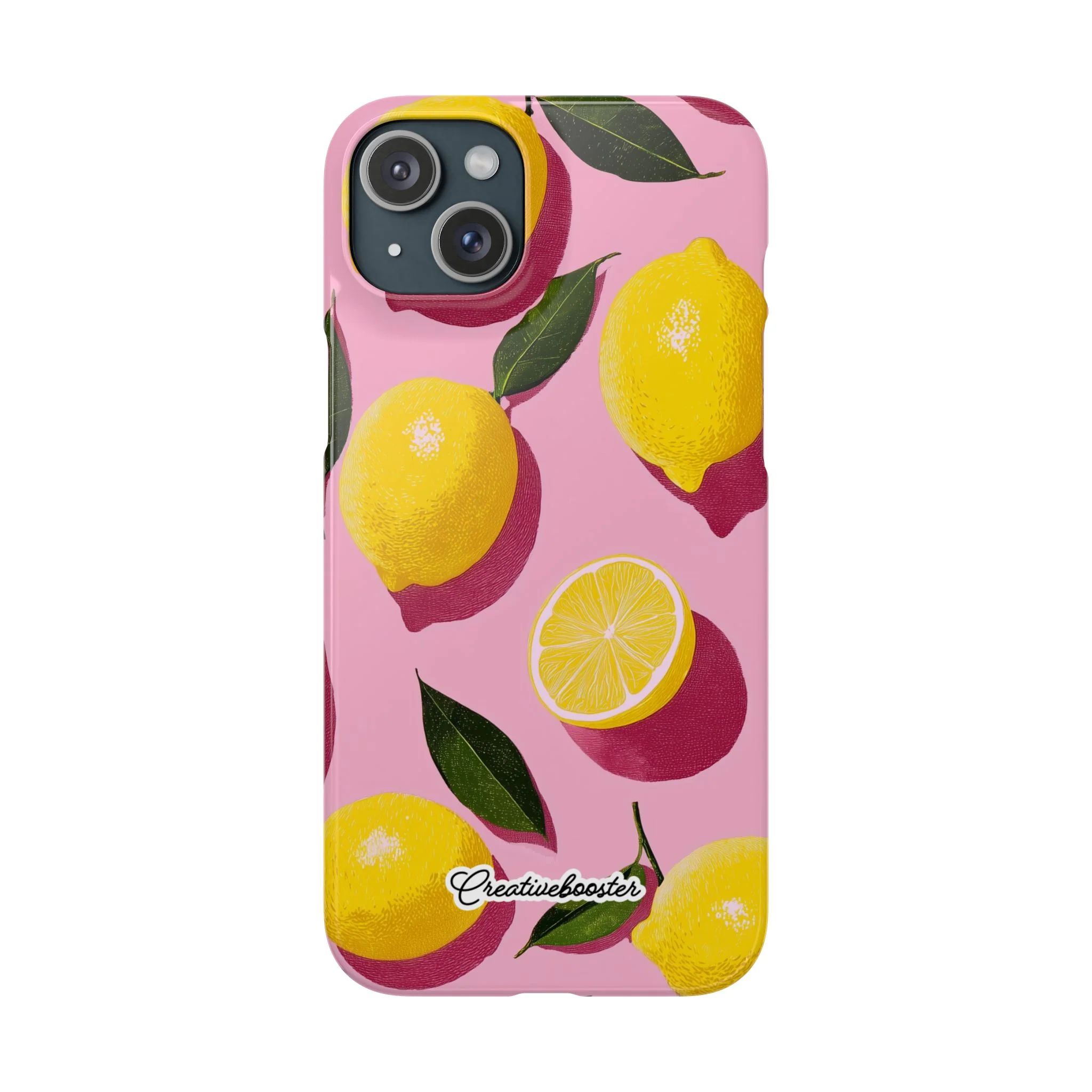 Retro Lemon - Slim Phone Case - Image 45