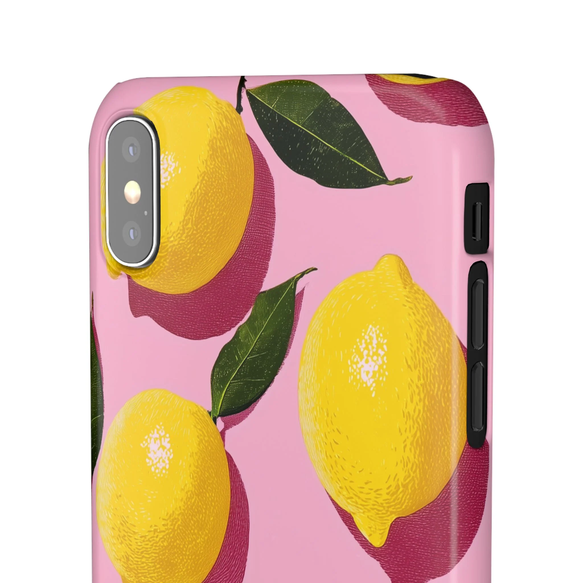 Retro Lemon - Slim Phone Case - Image 62