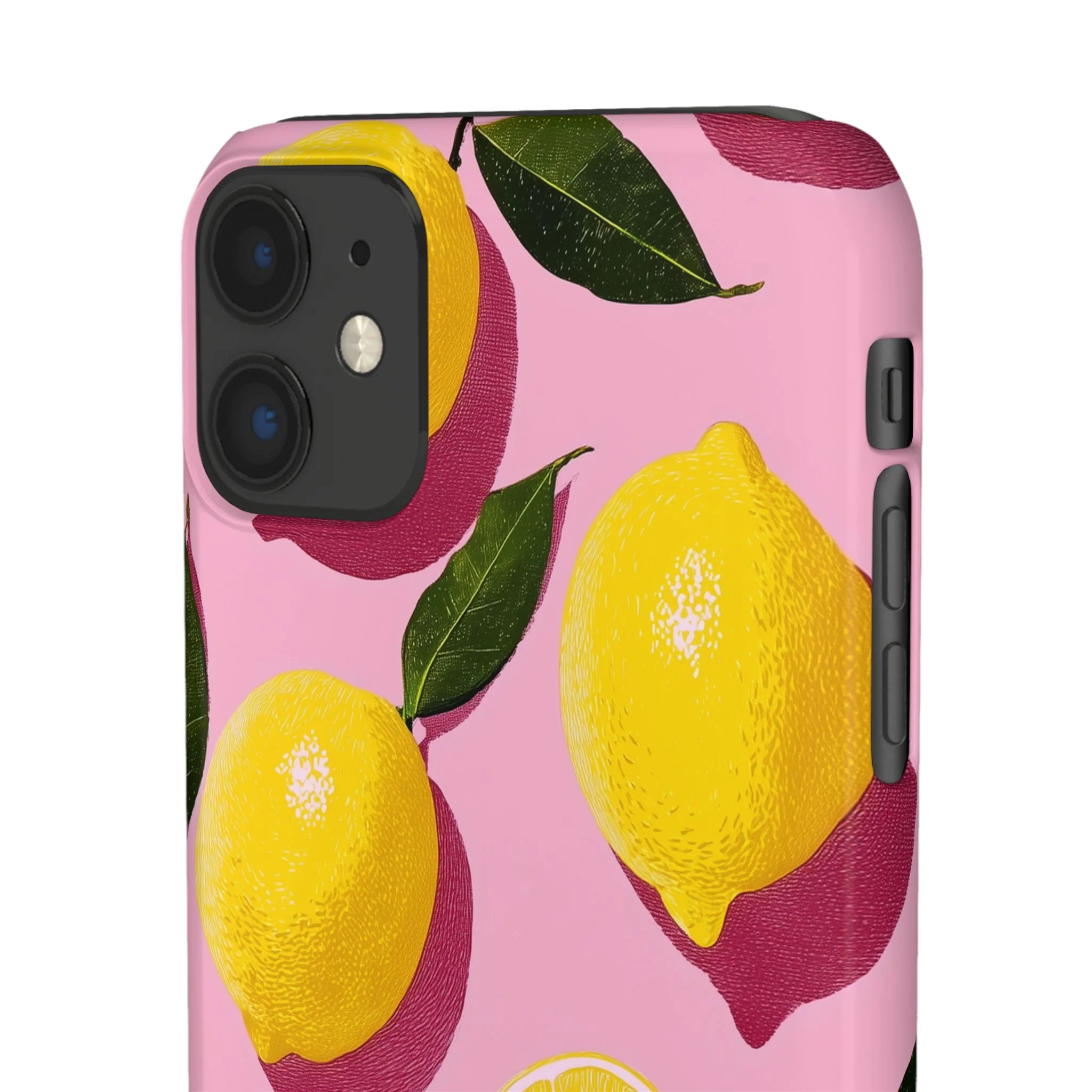 Retro Lemon - Slim Phone Case - Image 66