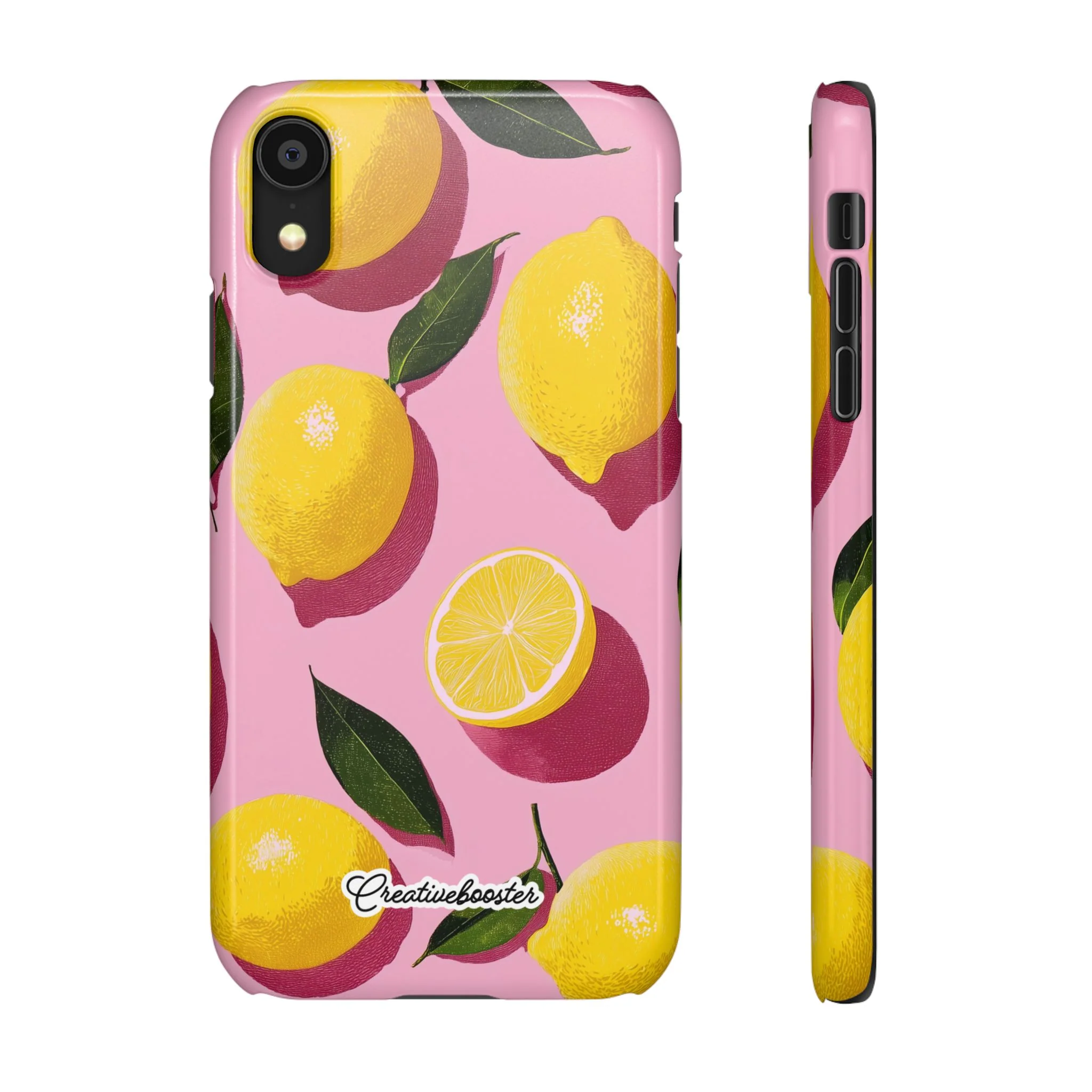 Retro Lemon - Slim Phone Case - Image 7