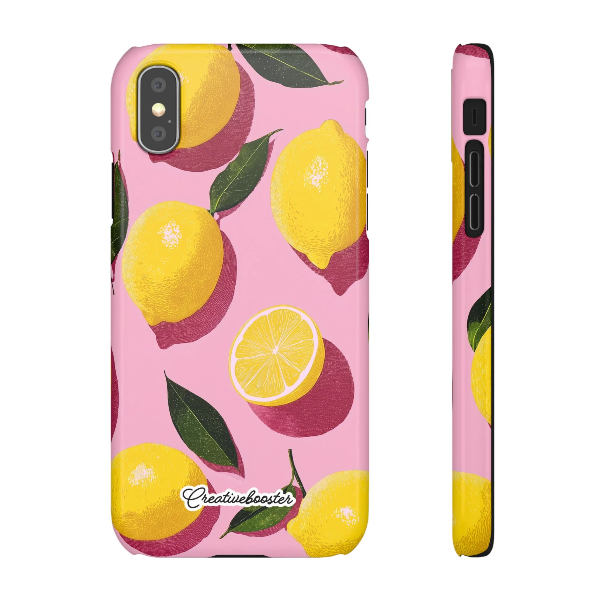 Retro Lemon - Slim Phone Case - Image 8