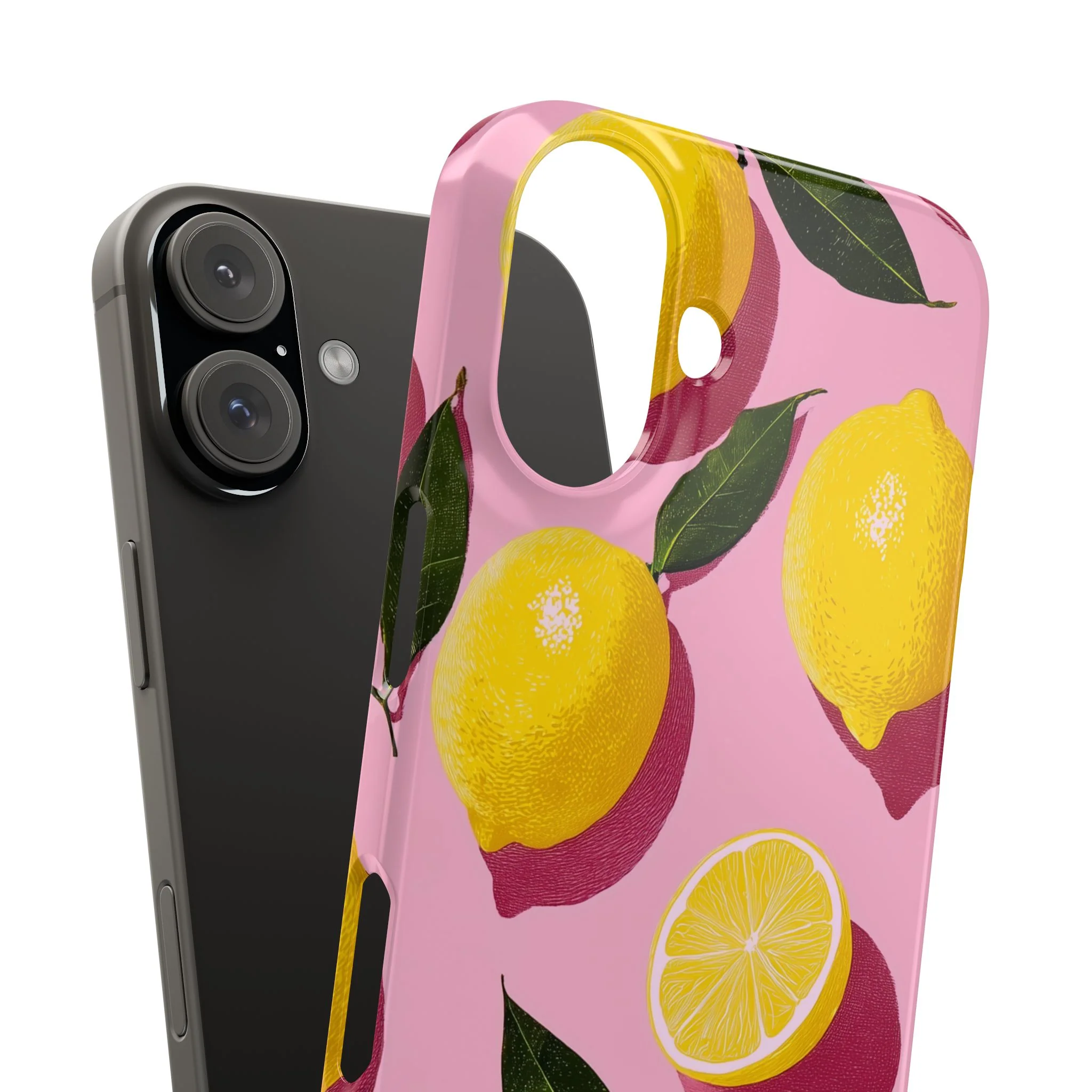 Retro Lemon - Slim Phone Case - Image 94