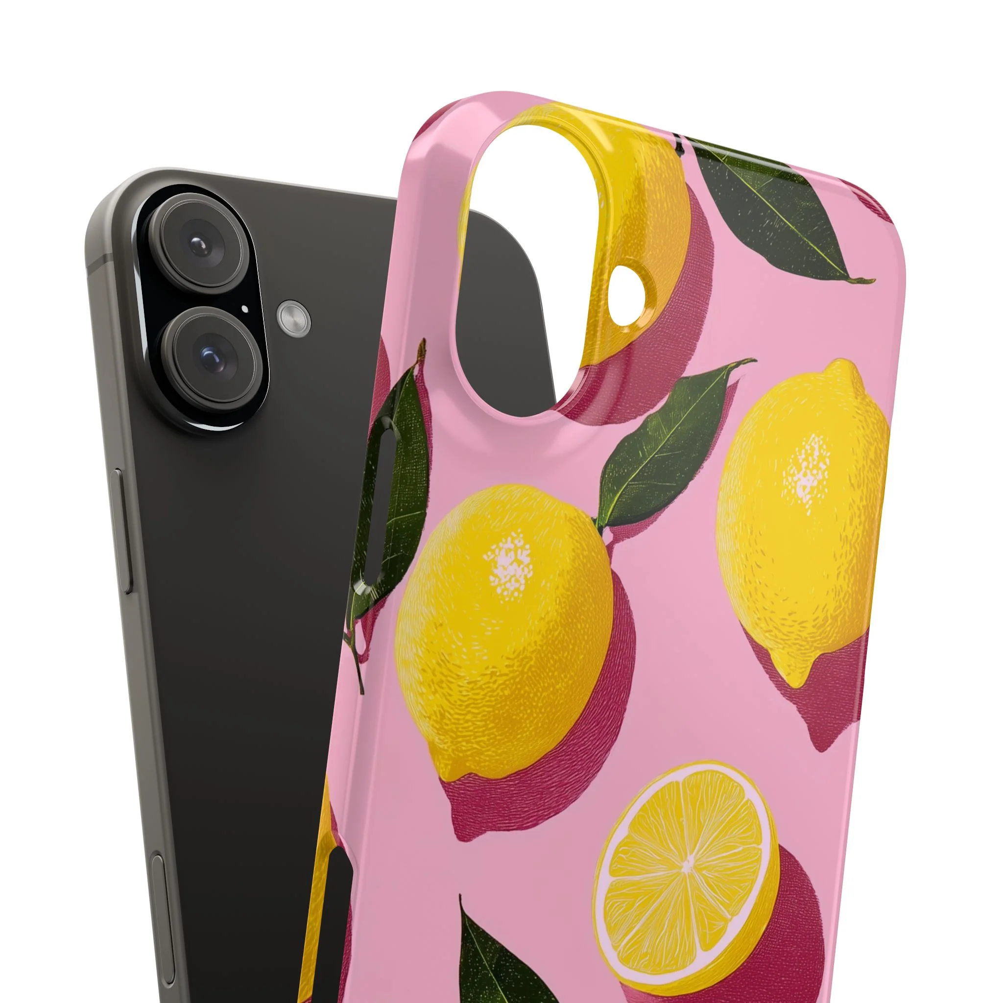 Retro Lemon - Slim Phone Case - Image 96