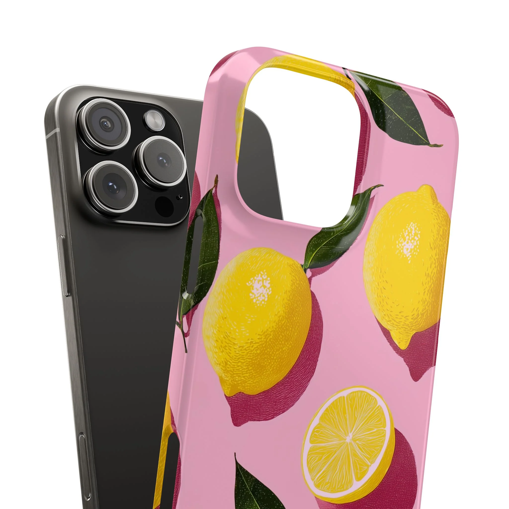 Retro Lemon - Slim Phone Case - Image 98
