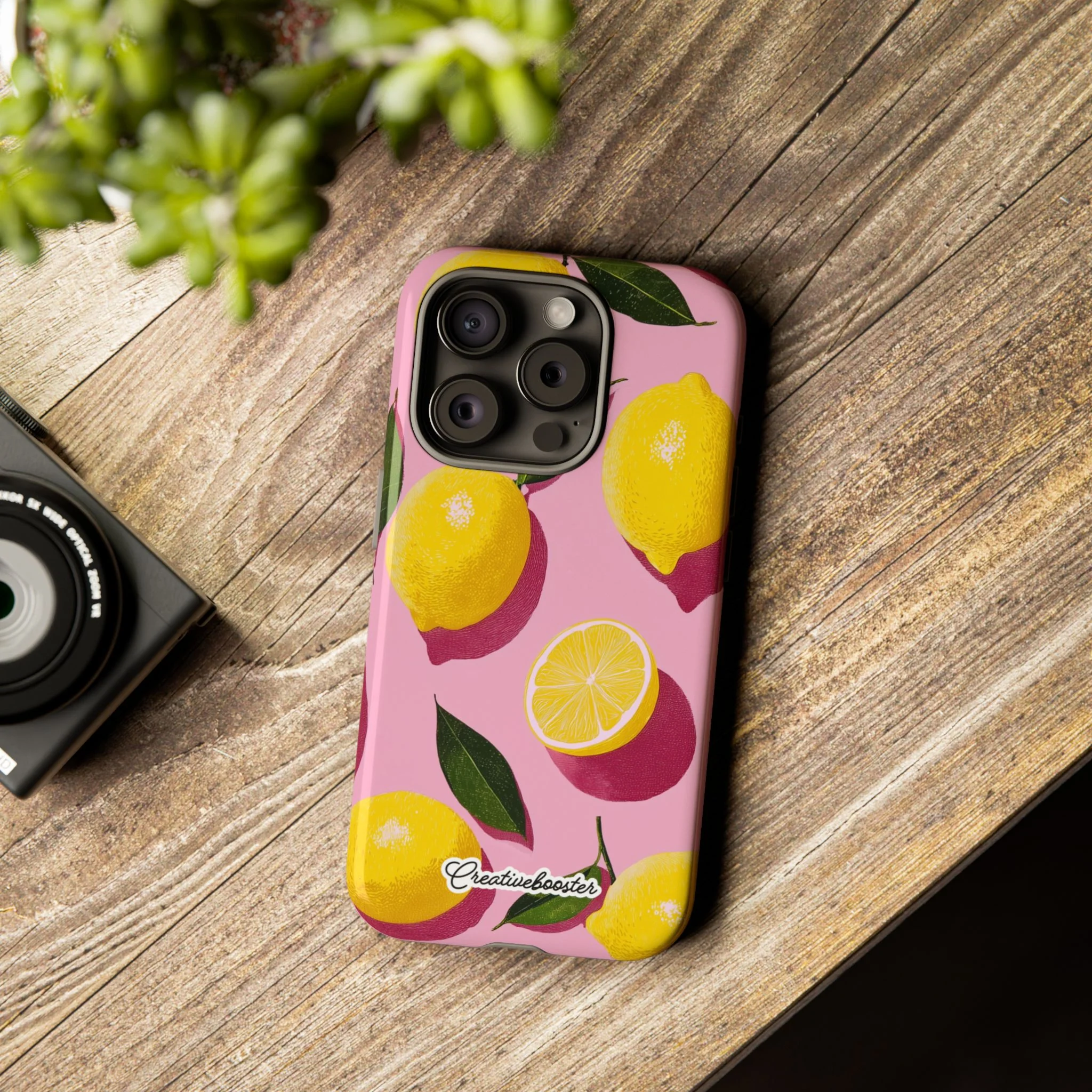 Retro Lemon - Tough Phone Case - Image 123