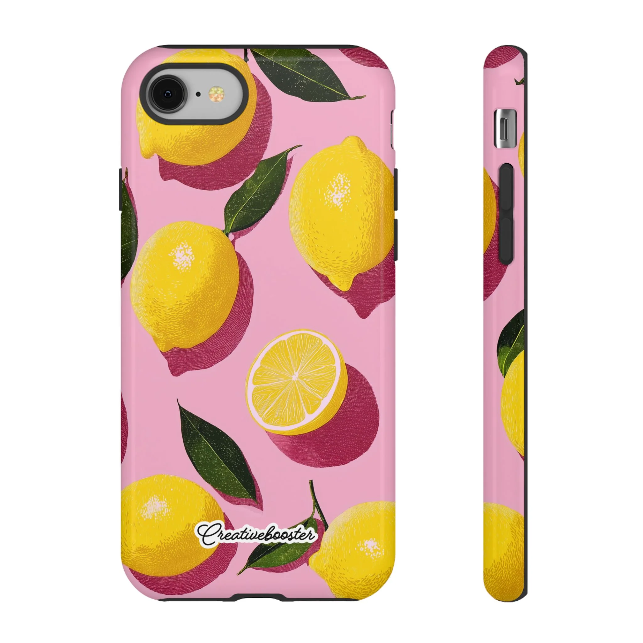 Retro Lemon - Tough Phone Case - Image 2