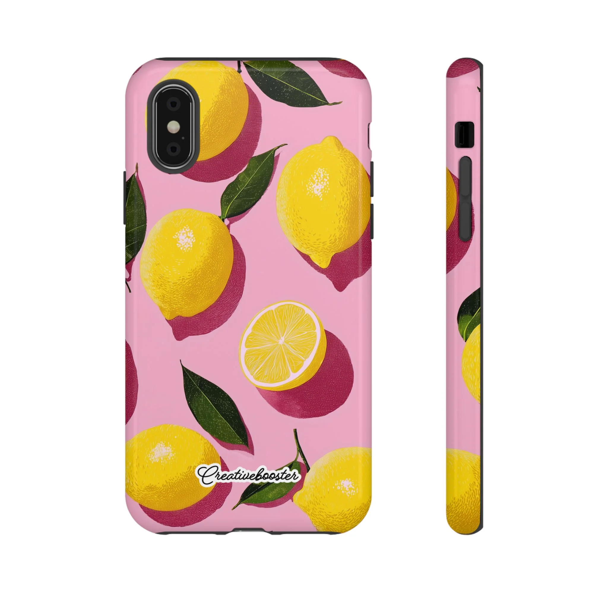 Retro Lemon - Tough Phone Case - Image 4