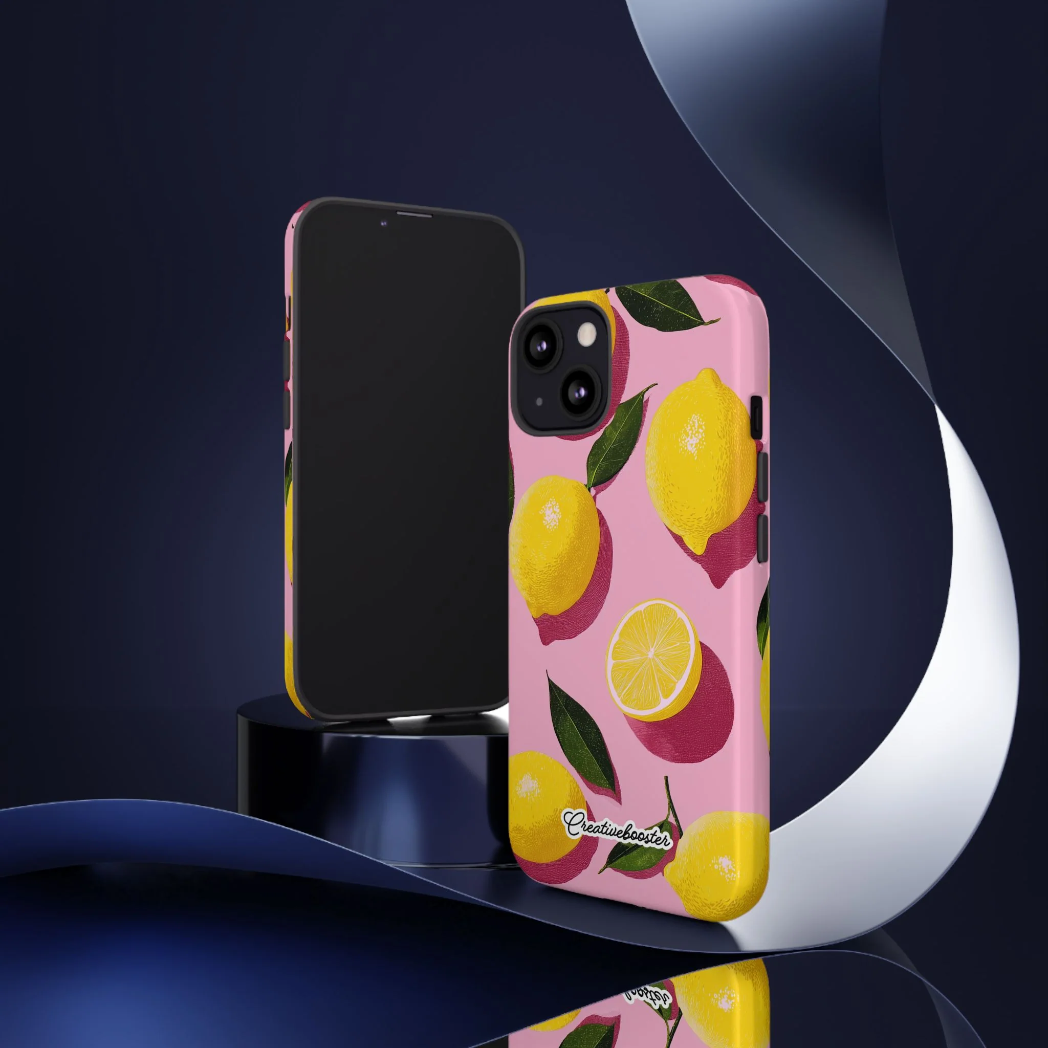 Retro Lemon - Tough Phone Case - Image 77