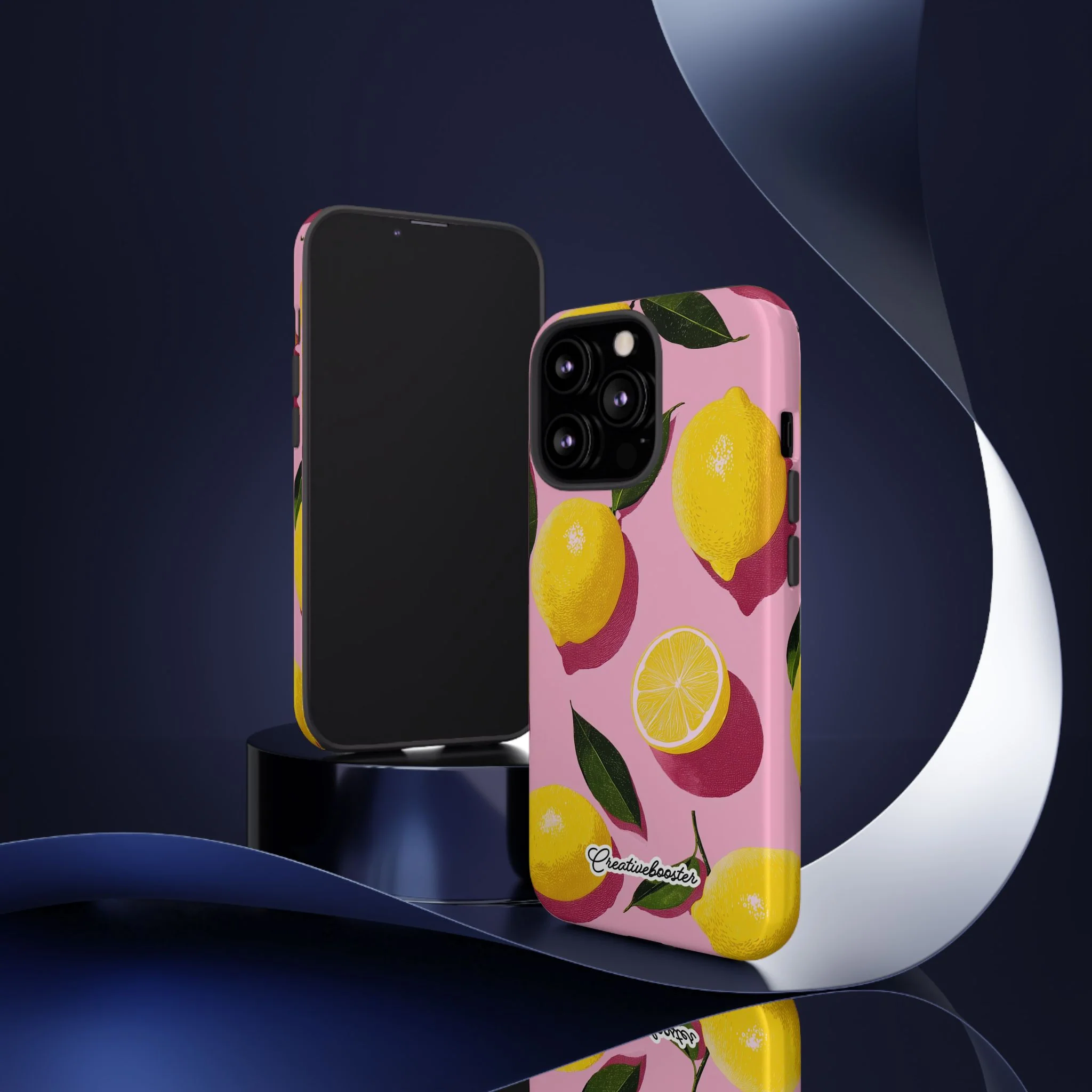 Retro Lemon - Tough Phone Case - Image 79