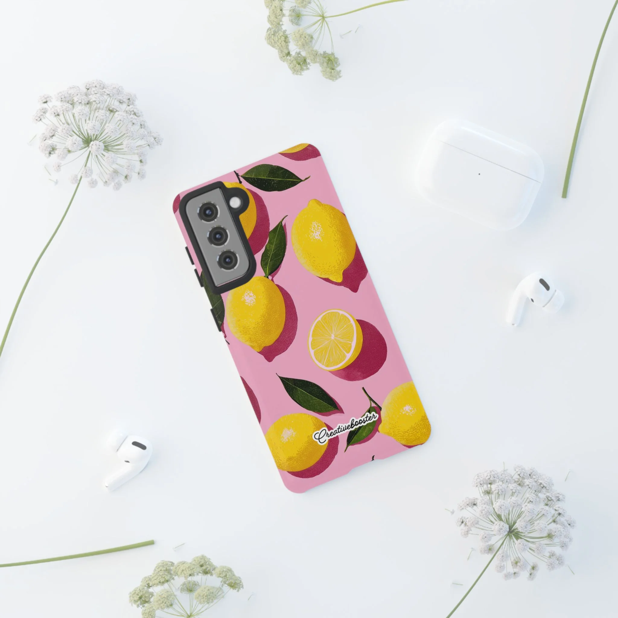 Retro Lemon - Tough Phone Case - Image 81