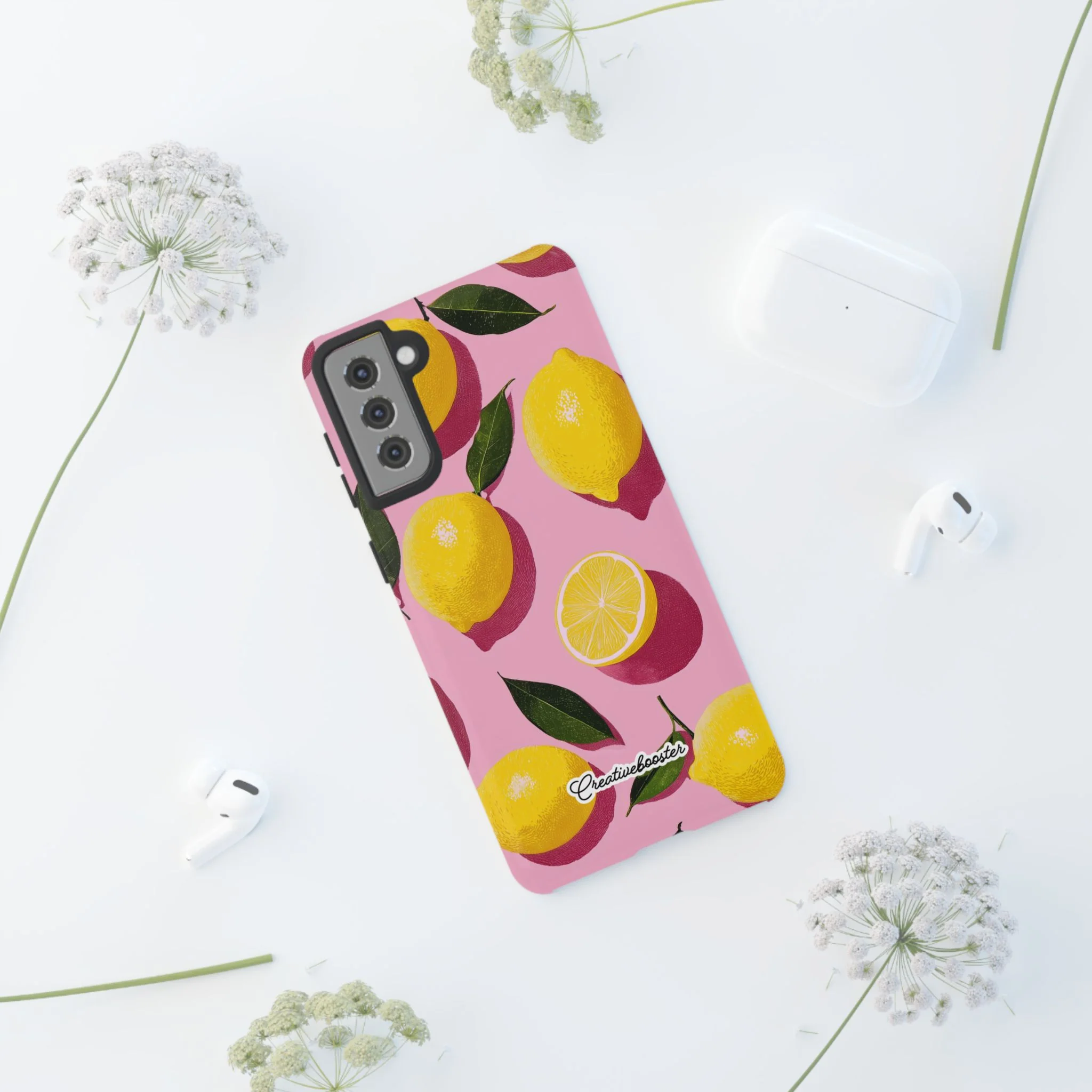 Retro Lemon - Tough Phone Case - Image 82