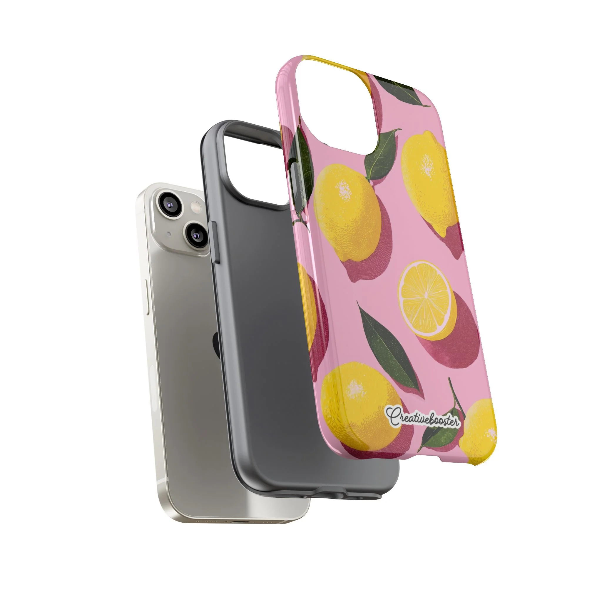 Retro Lemon - Tough Phone Case - Image 92