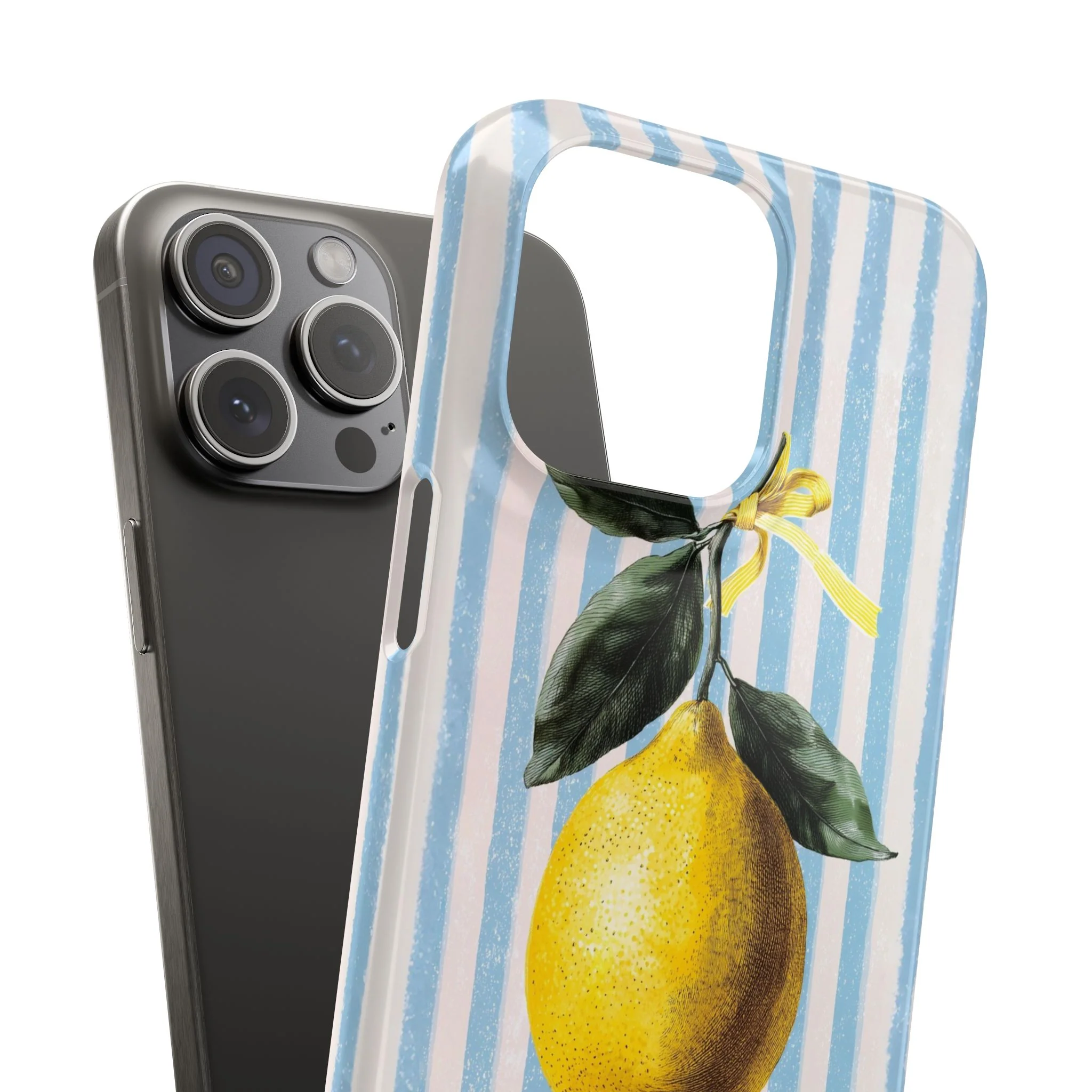 Ribbon Lemon - Slim Phone Case - Image 106