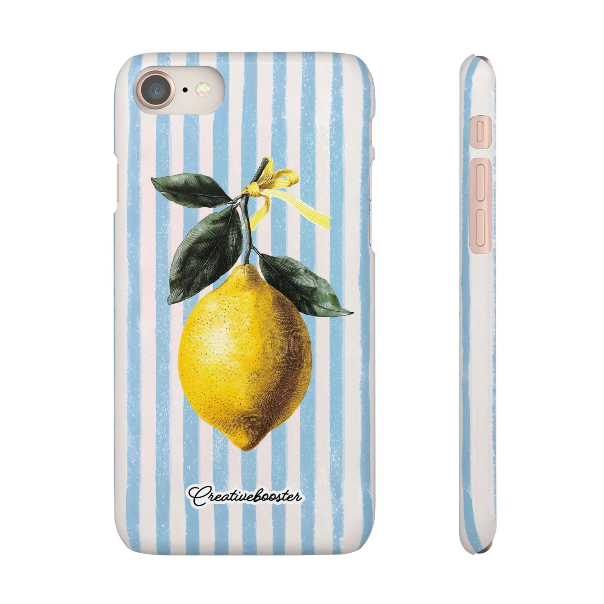 Ribbon Lemon - Slim Phone Case - Image 2