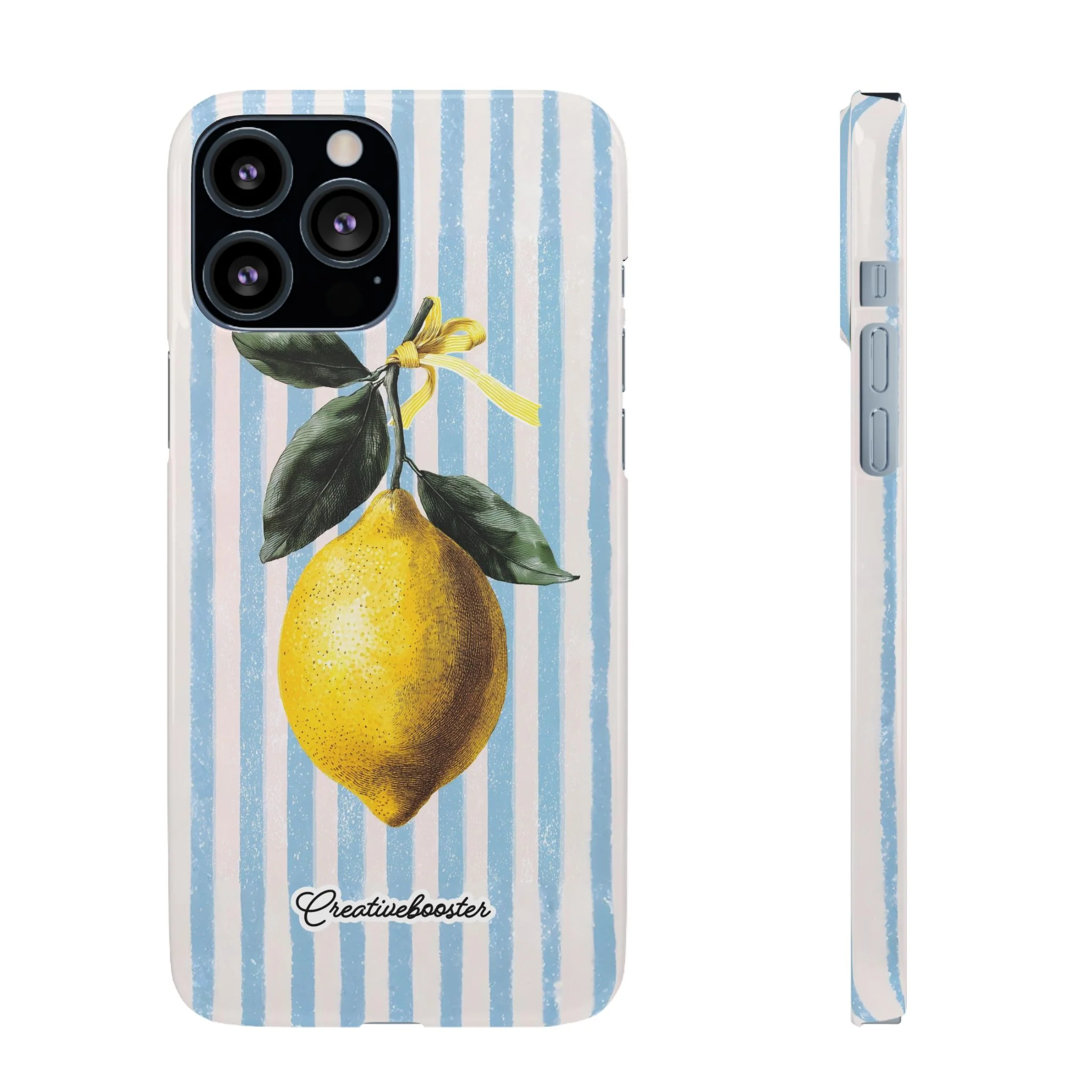 Ribbon Lemon - Slim Phone Case - Image 26
