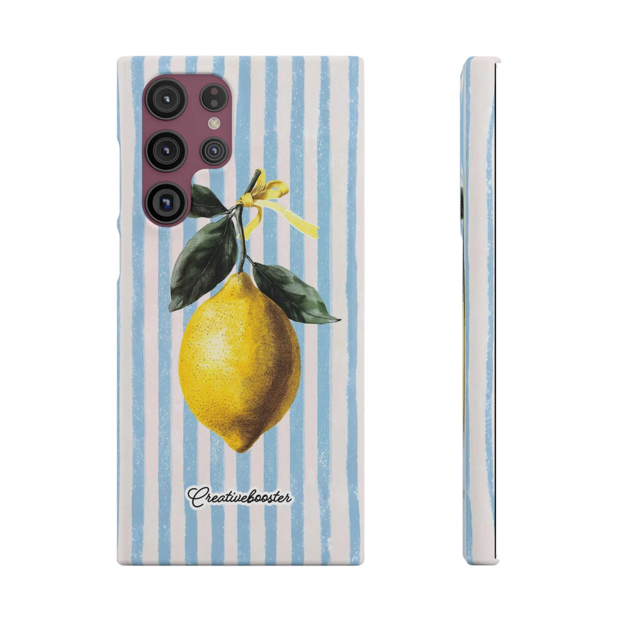 Ribbon Lemon - Slim Phone Case - Image 35