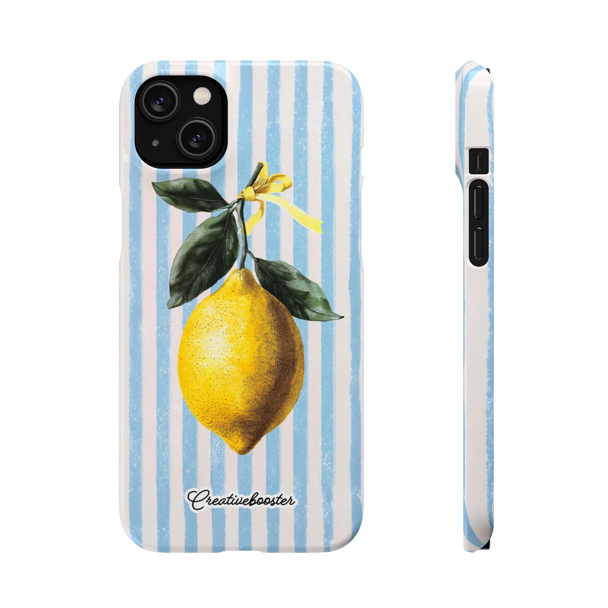 Ribbon Lemon - Slim Phone Case - Image 38