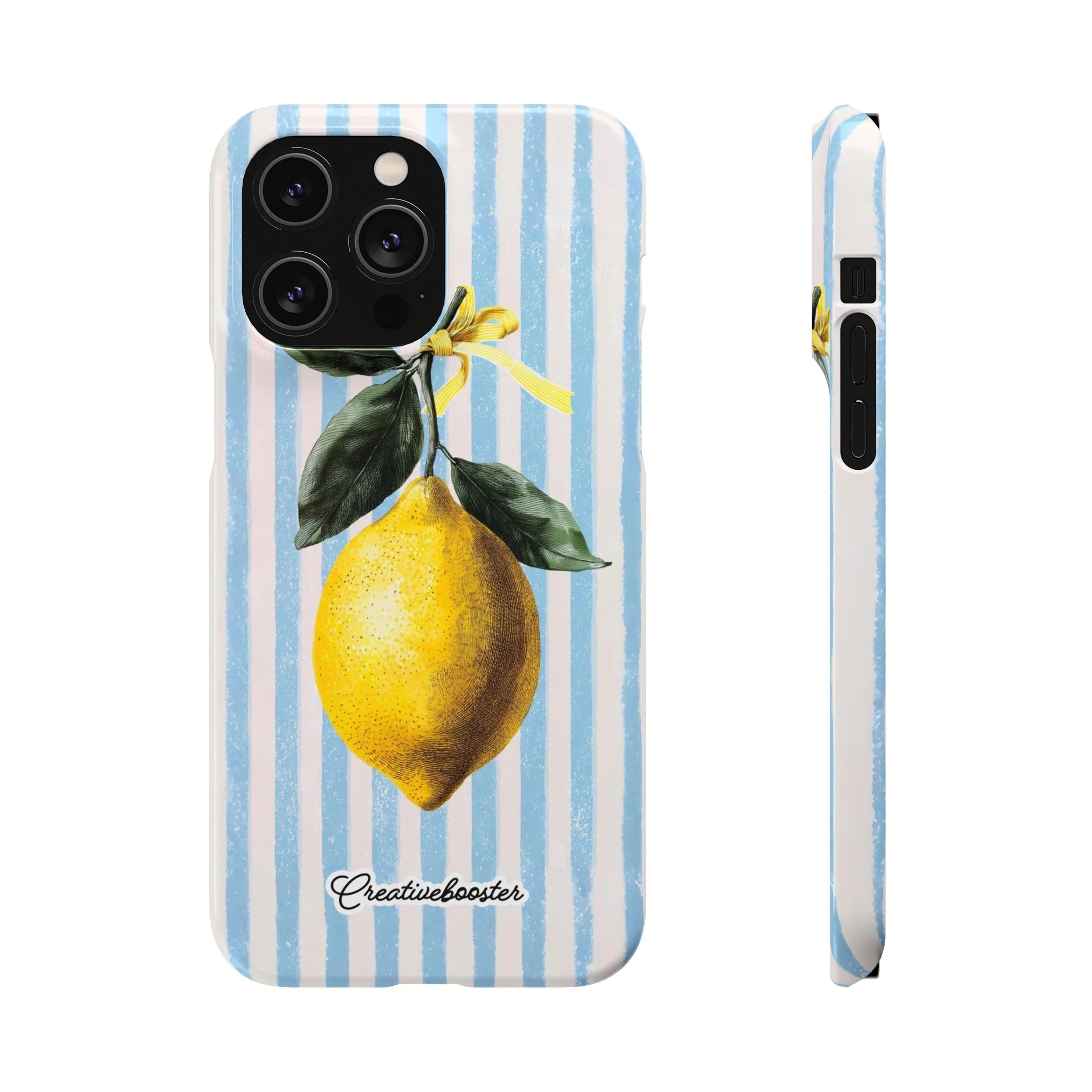 Ribbon Lemon - Slim Phone Case - Image 39
