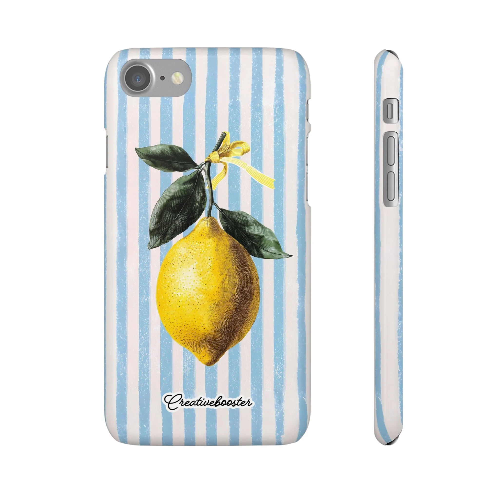 Ribbon Lemon - Slim Phone Case - Image 5