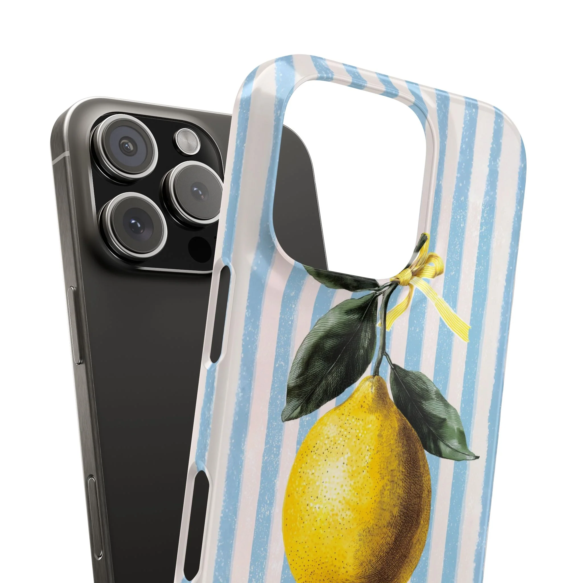 Ribbon Lemon - Slim Phone Case - Image 54