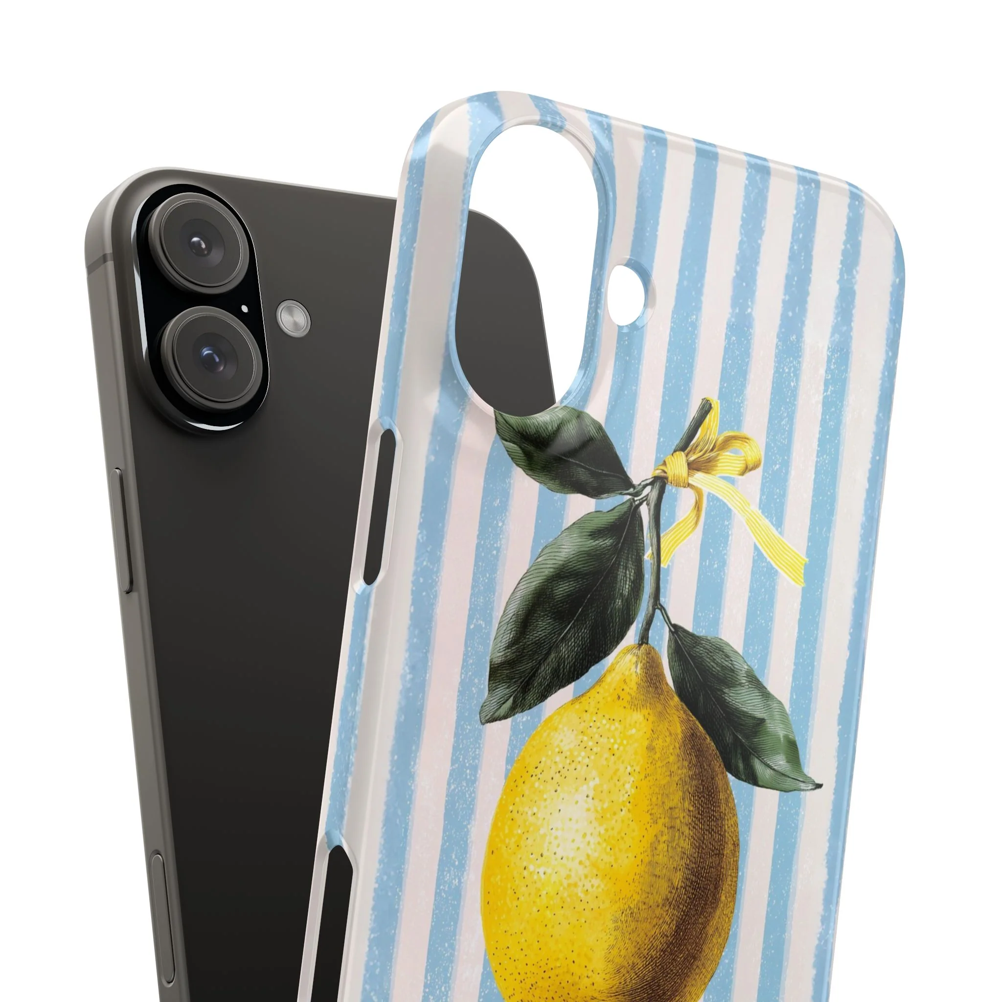 Ribbon Lemon - Slim Phone Case - Image 96