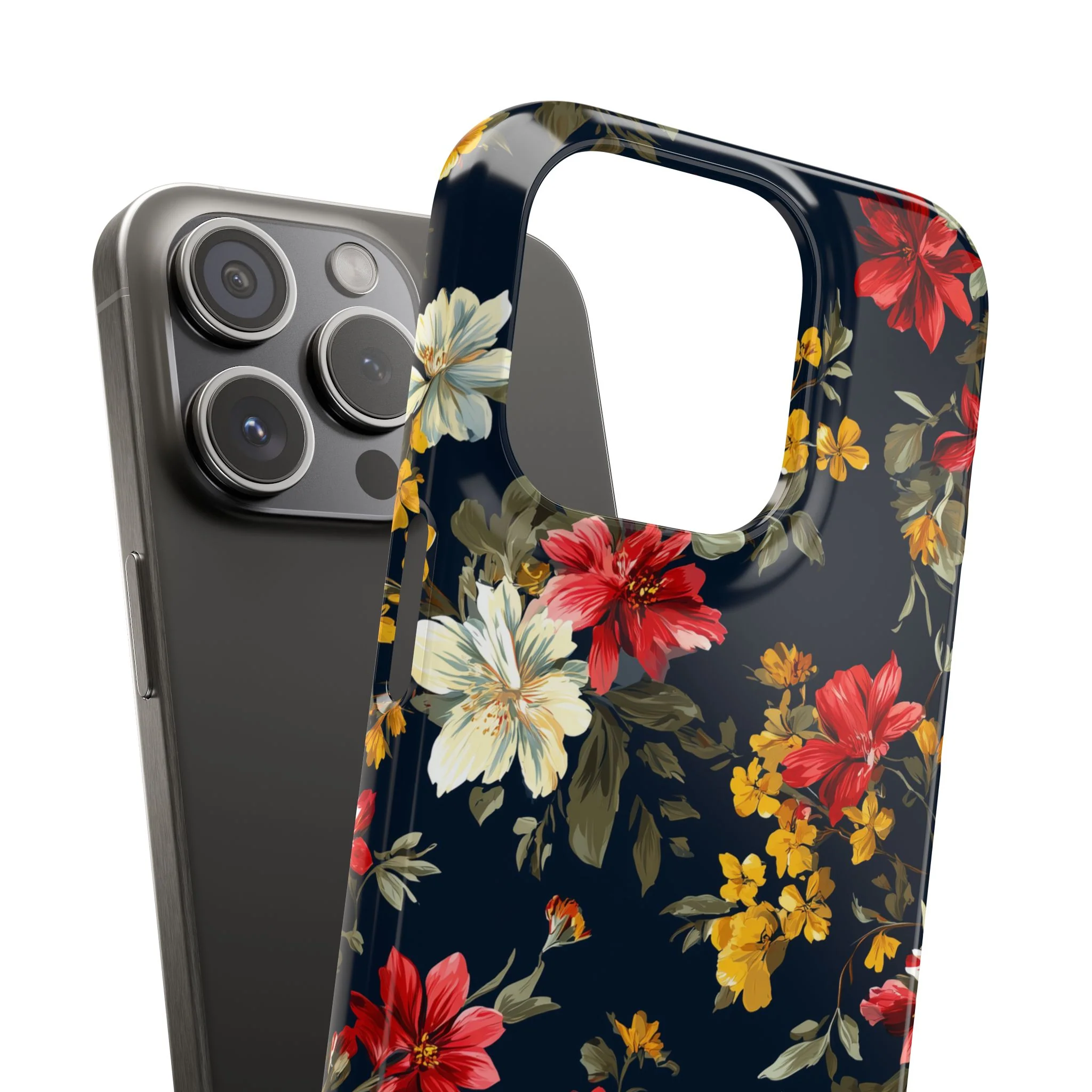 Scarlet Bloom - Slim Phone Case - Image 102