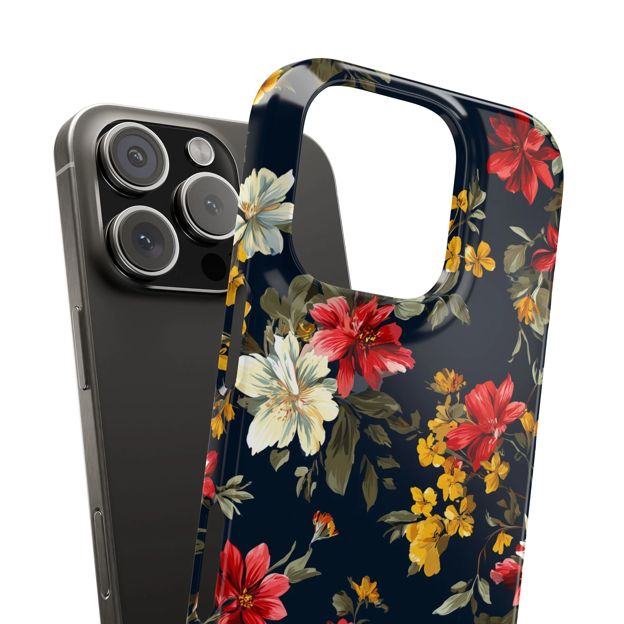 Scarlet Bloom - Slim Phone Case - Image 54