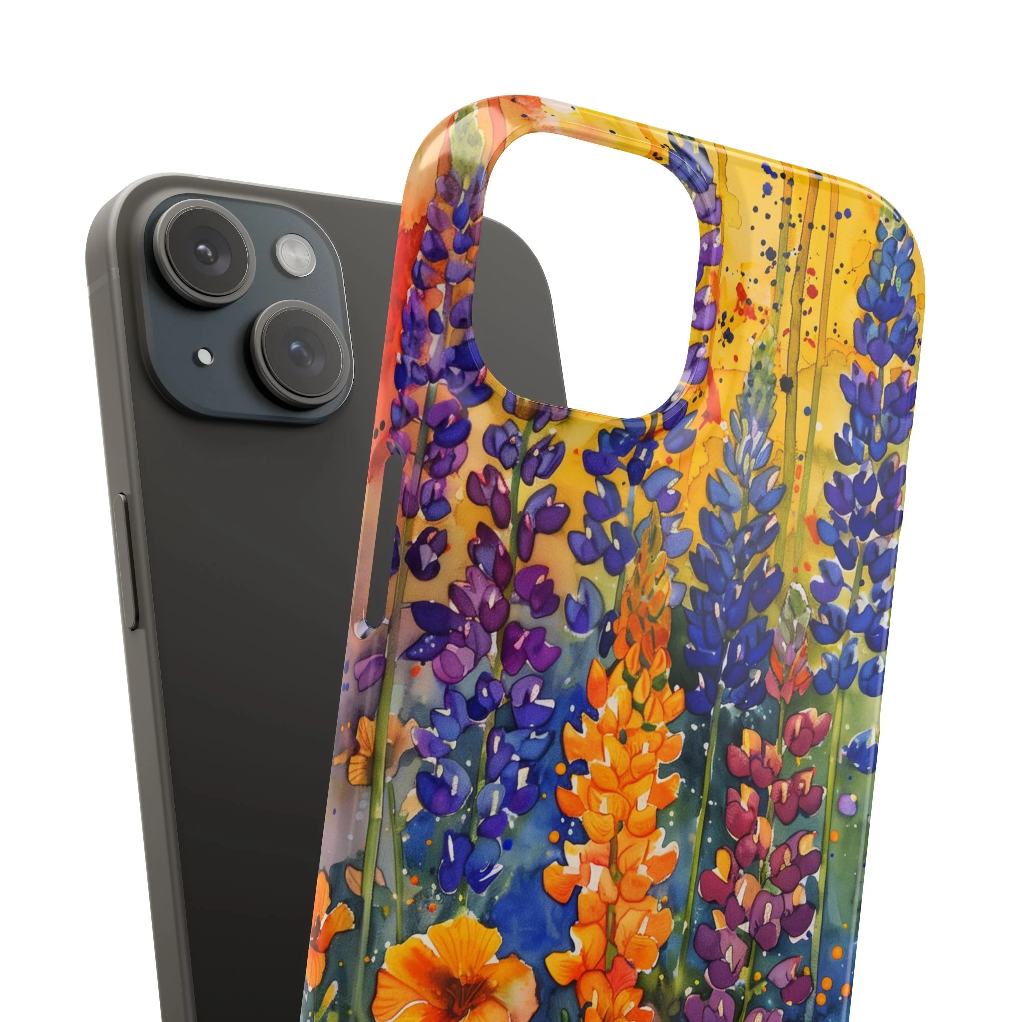 Sunset Lupine - Slim Phone Case - Image 100