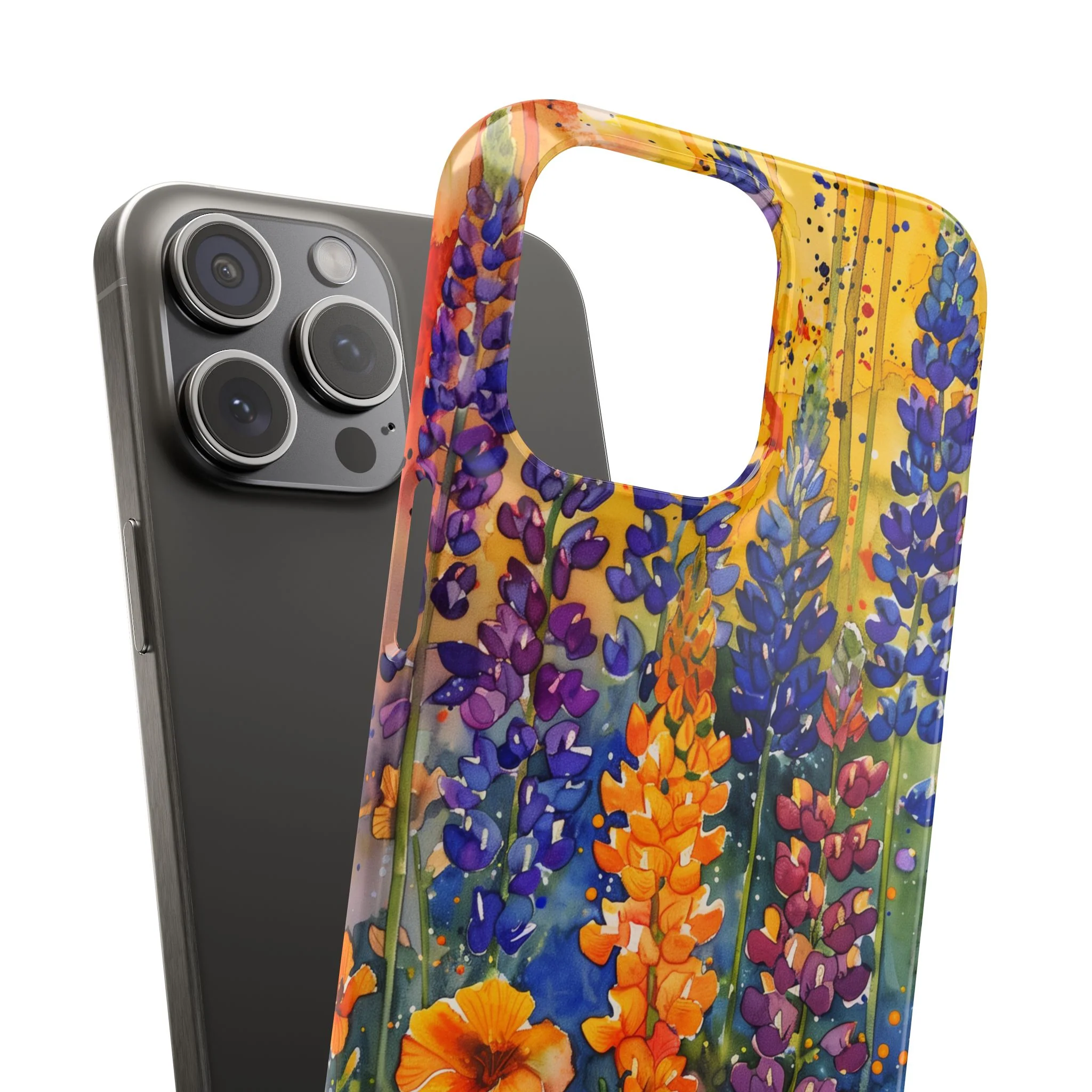 Sunset Lupine - Slim Phone Case - Image 106