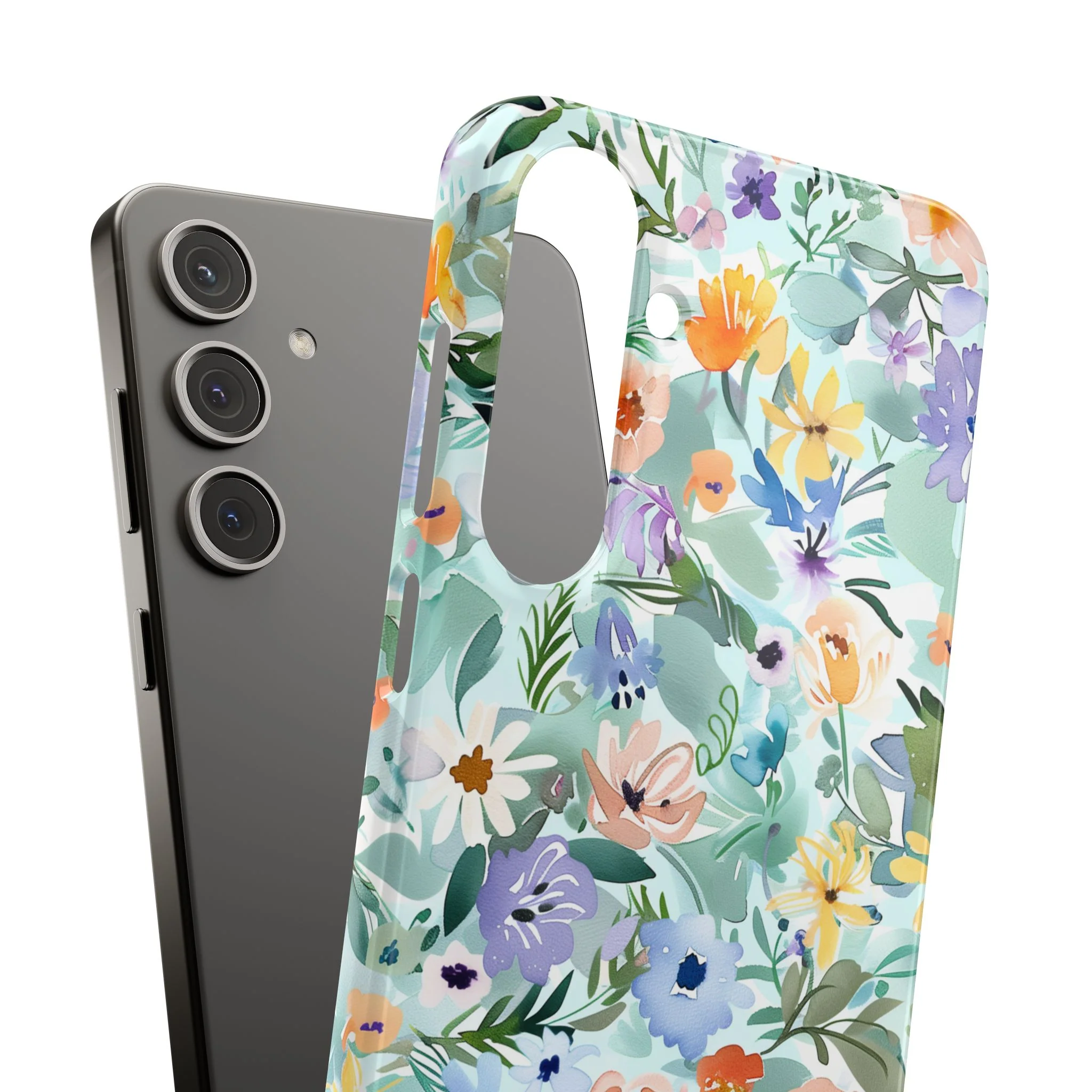 Watercolor Meadow - Slim Phone Case - Image 110