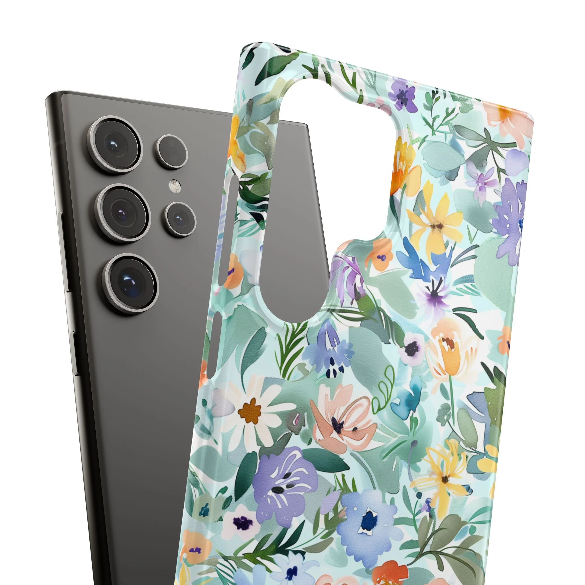Watercolor Meadow - Slim Phone Case - Image 112
