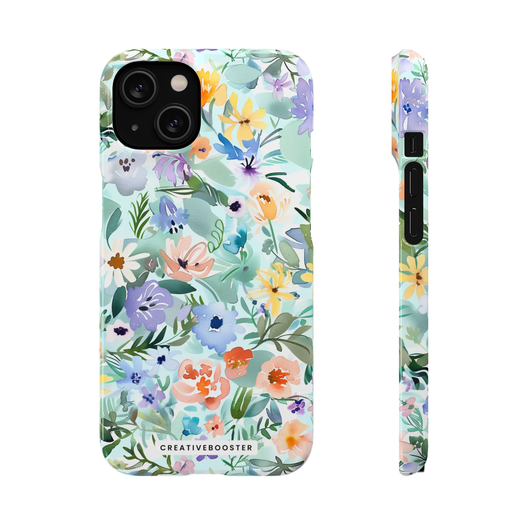 Watercolor Meadow - Slim Phone Case - Image 36