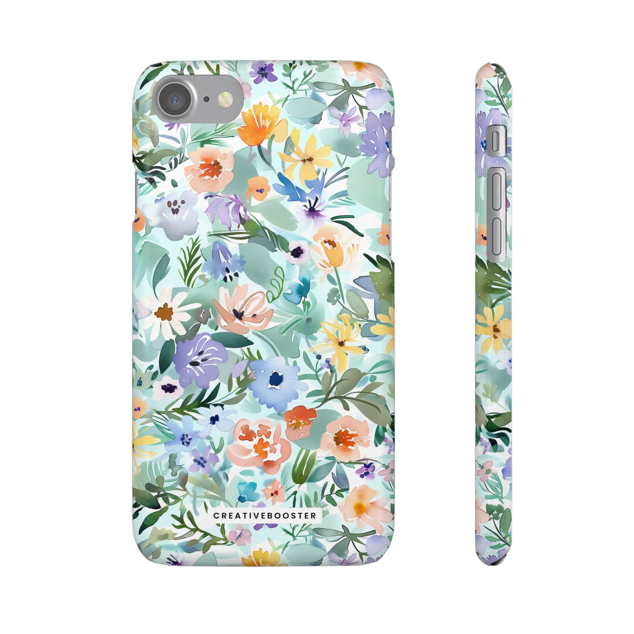 Watercolor Meadow - Slim Phone Case - Image 5