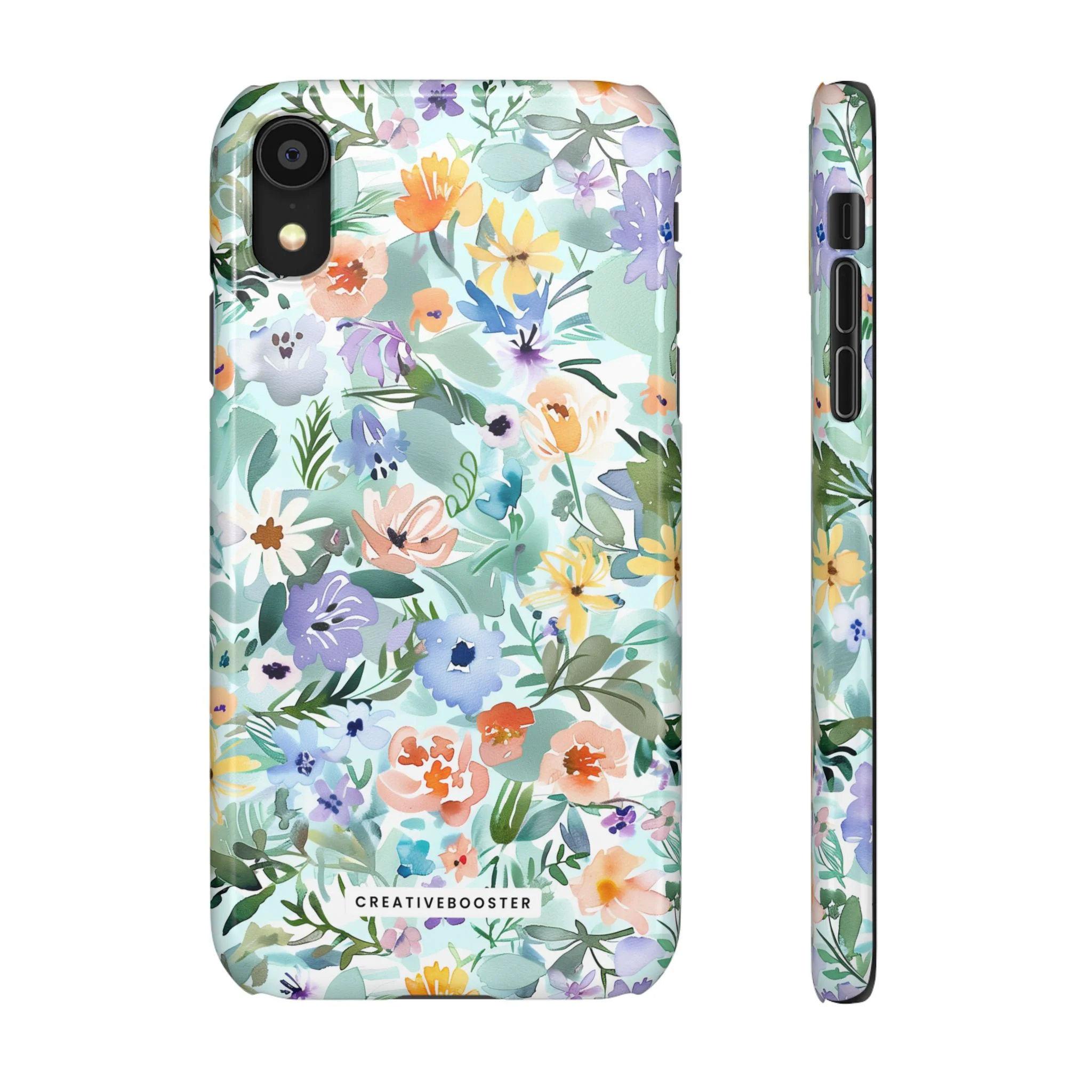 Watercolor Meadow - Slim Phone Case - Image 7