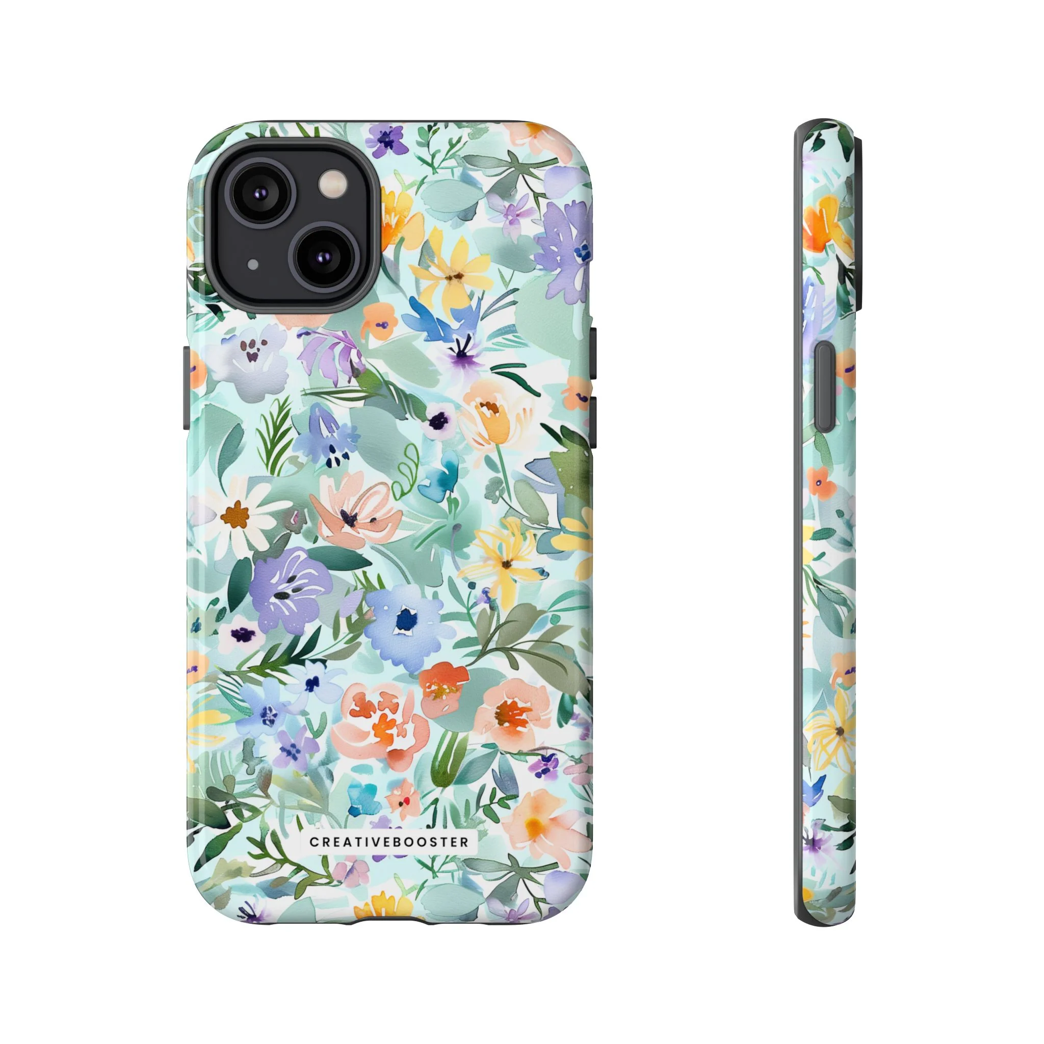 Watercolor Meadow - Tough Phone Case - Image 37