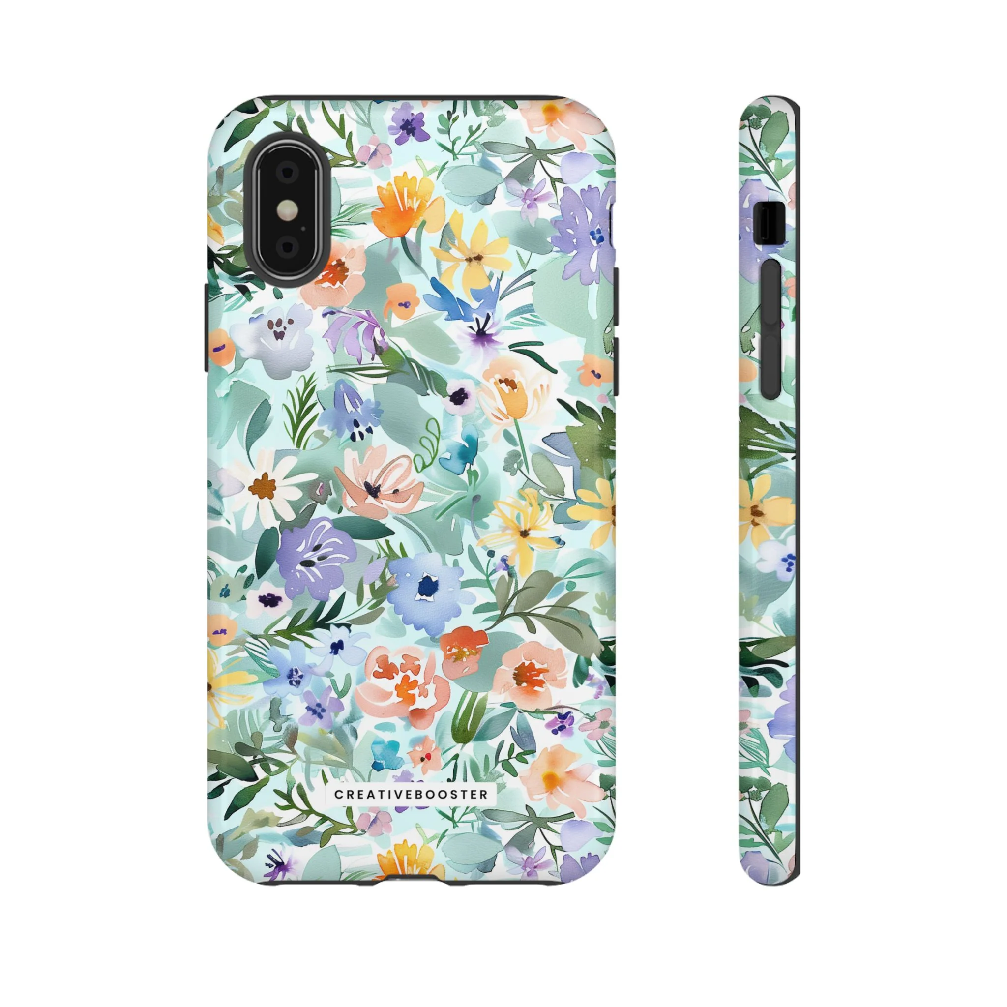 Watercolor Meadow - Tough Phone Case - Image 4