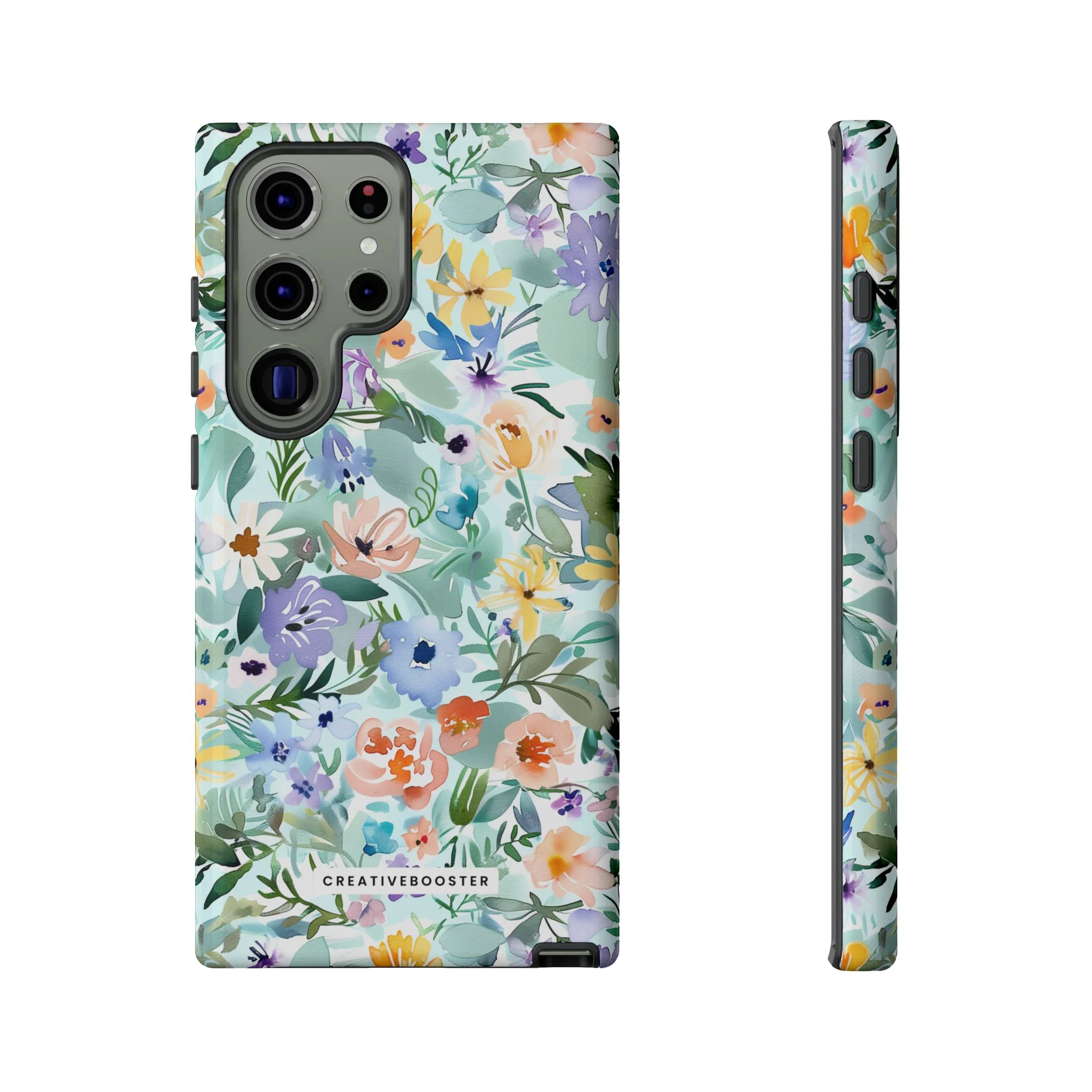 Watercolor Meadow - Tough Phone Case - Image 41