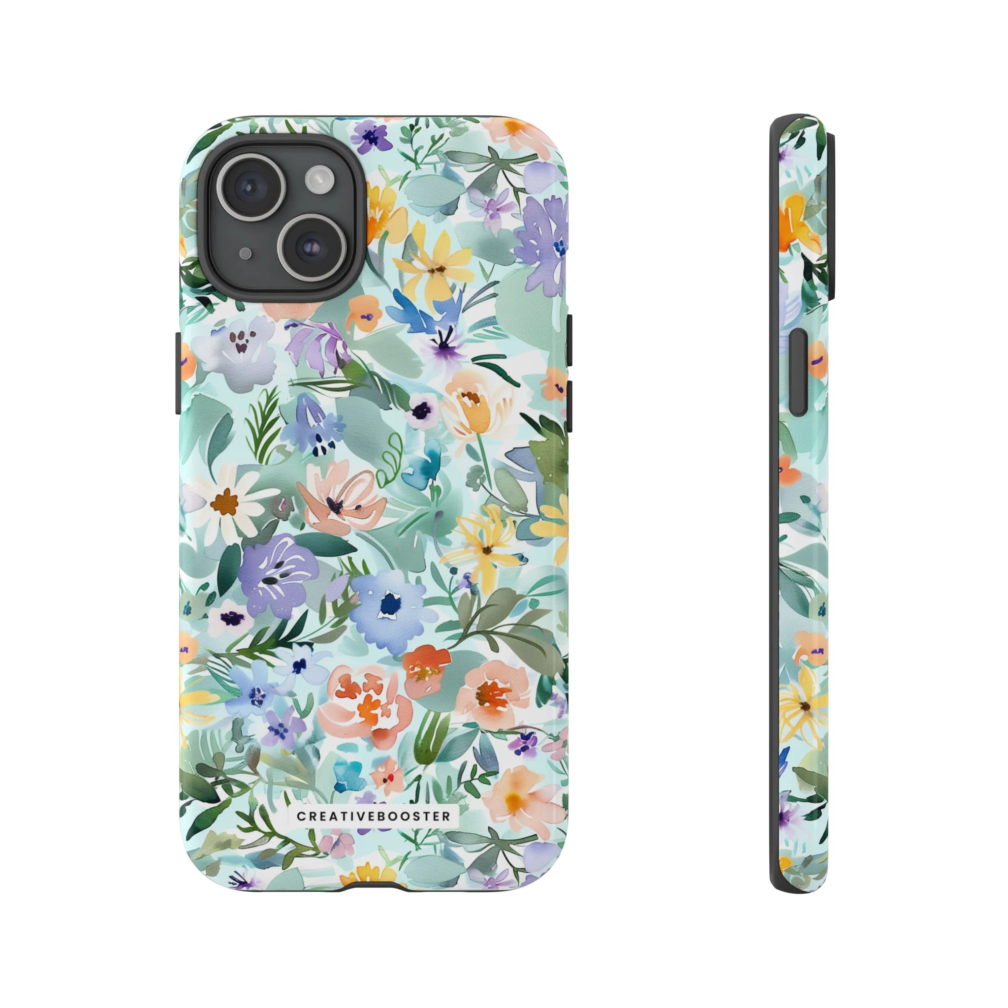 Watercolor Meadow - Tough Phone Case - Image 45
