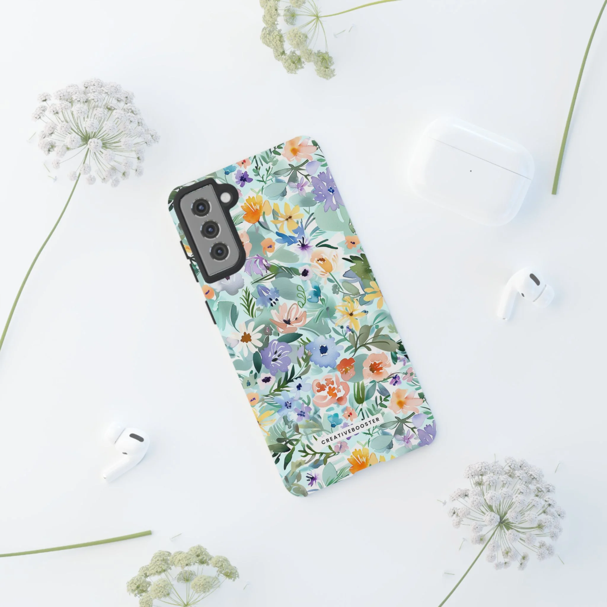 Watercolor Meadow - Tough Phone Case - Image 82